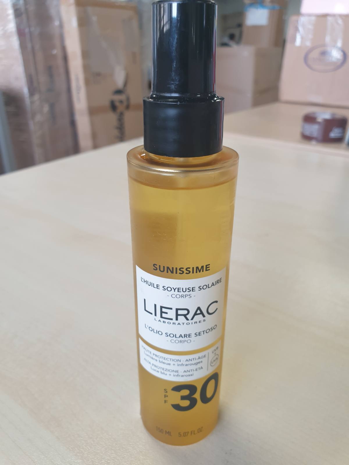 321324 - LIERAC - Sunissime - Vaj Dielli i Mëndafshtë SPF30 - 150ml