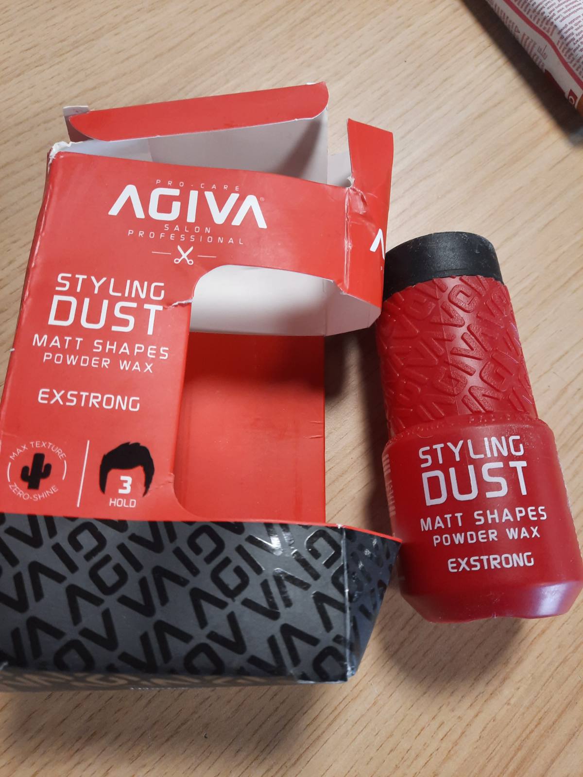 303770 - AGIVA Pudër për Stilimin e Flokëve, Dust It 03 Ekstra i Fortë, 20g, përfundim mat, volum, për burra dhe gra