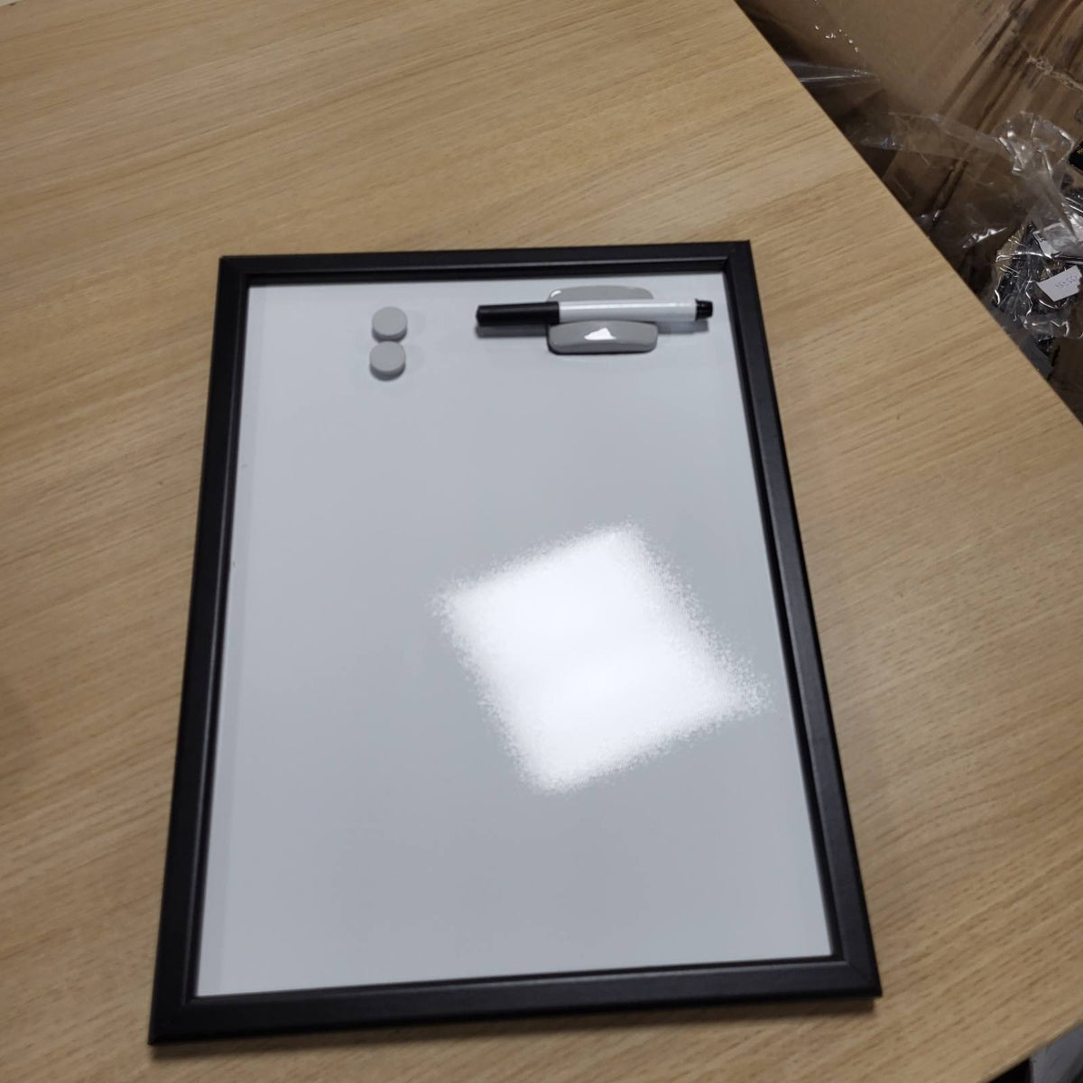 305534 - Tabela Magnetike Bi-Office për Fshirje të Tharë 40 x 30 cm e Zezë