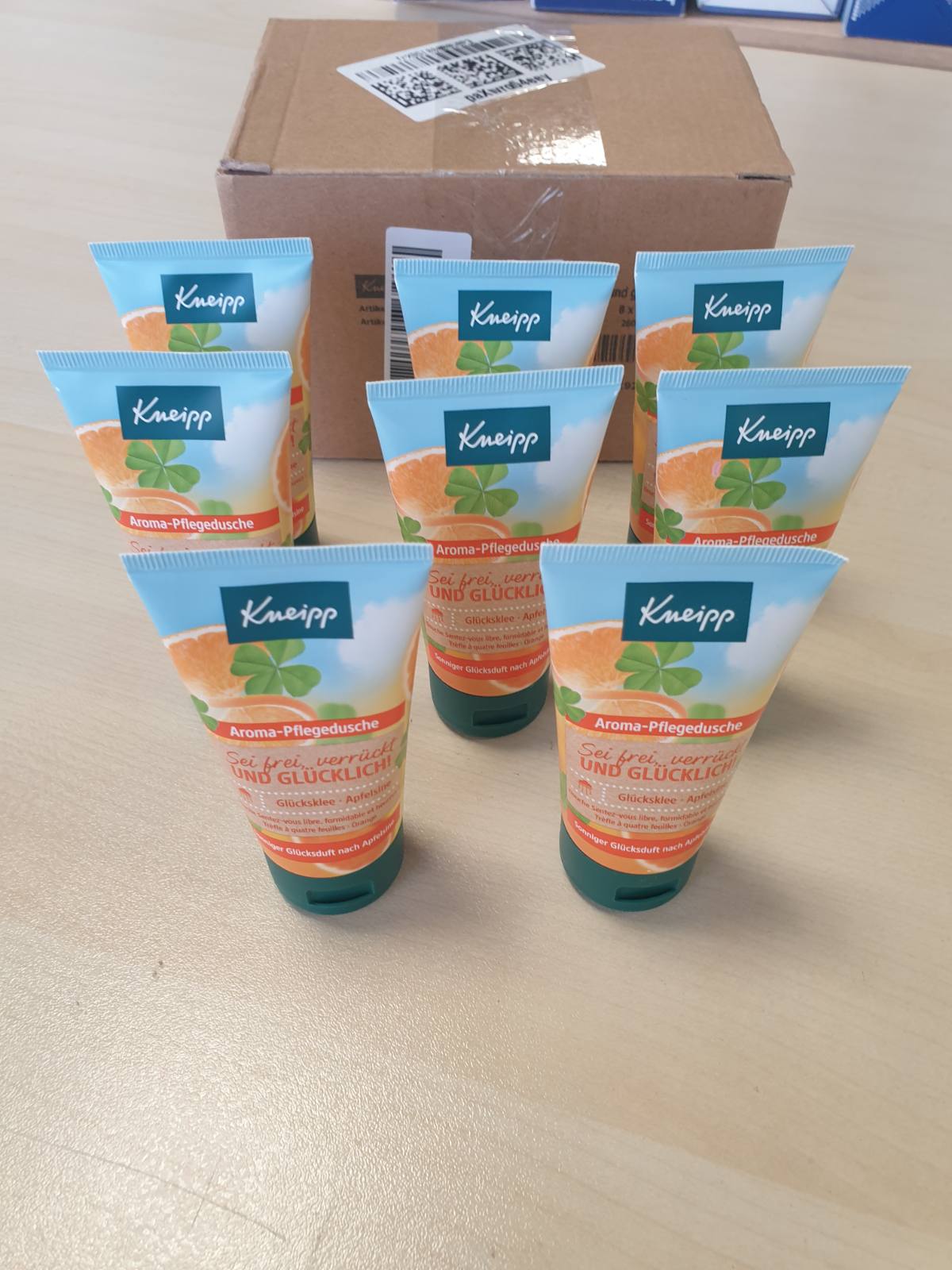 302408 - KNEIPP Xhel Dushi Aroma Care - Madhësi udhëtimi - Paketim 8 x 50ml