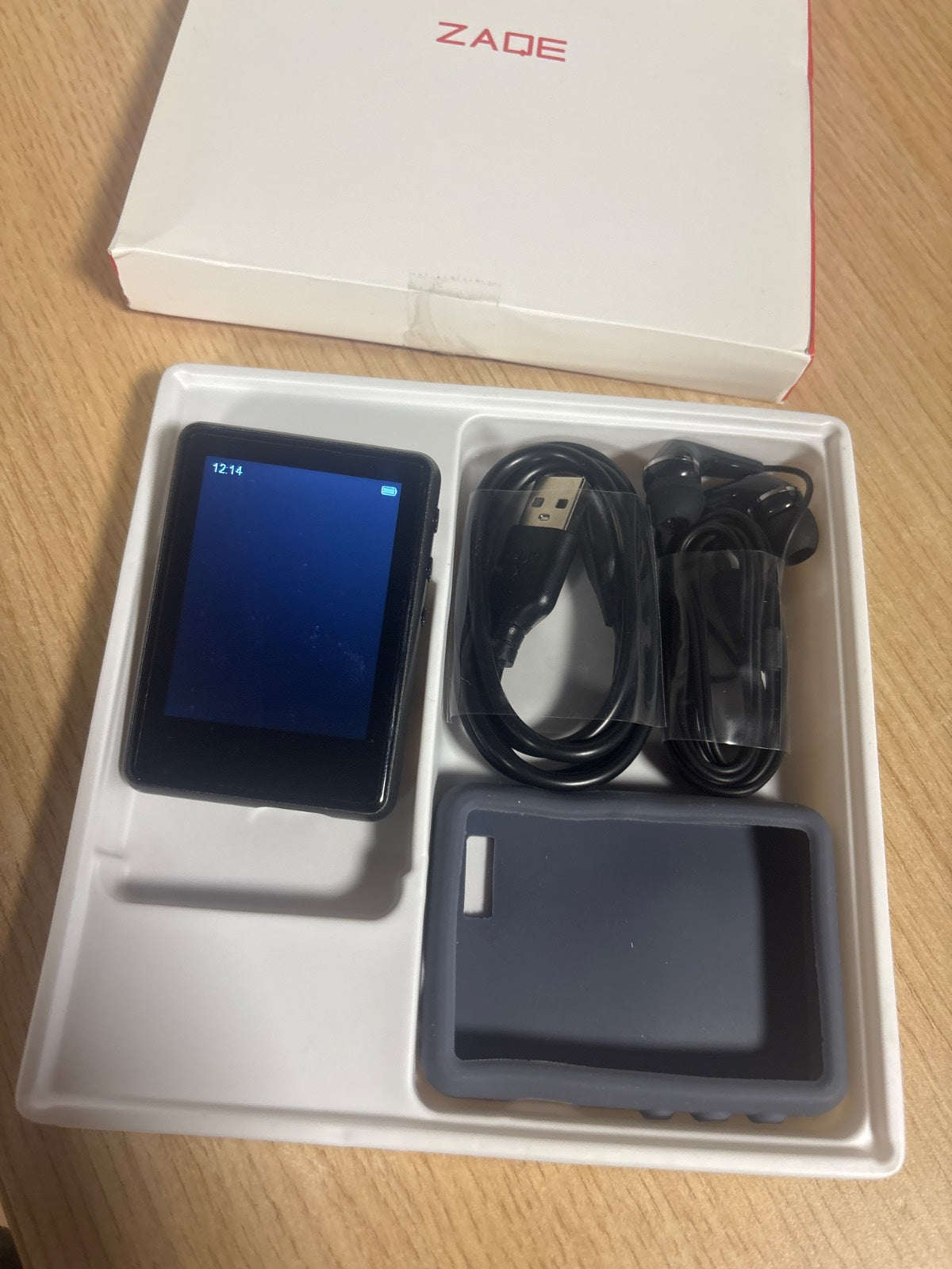 295799 - MP3 Player 64GB Bluetooth 5.3 2.4" me ekran të plotë me prekje, regjistrim zëri, radio FM, MP3 Player 128GB për fëmijë (i zi)