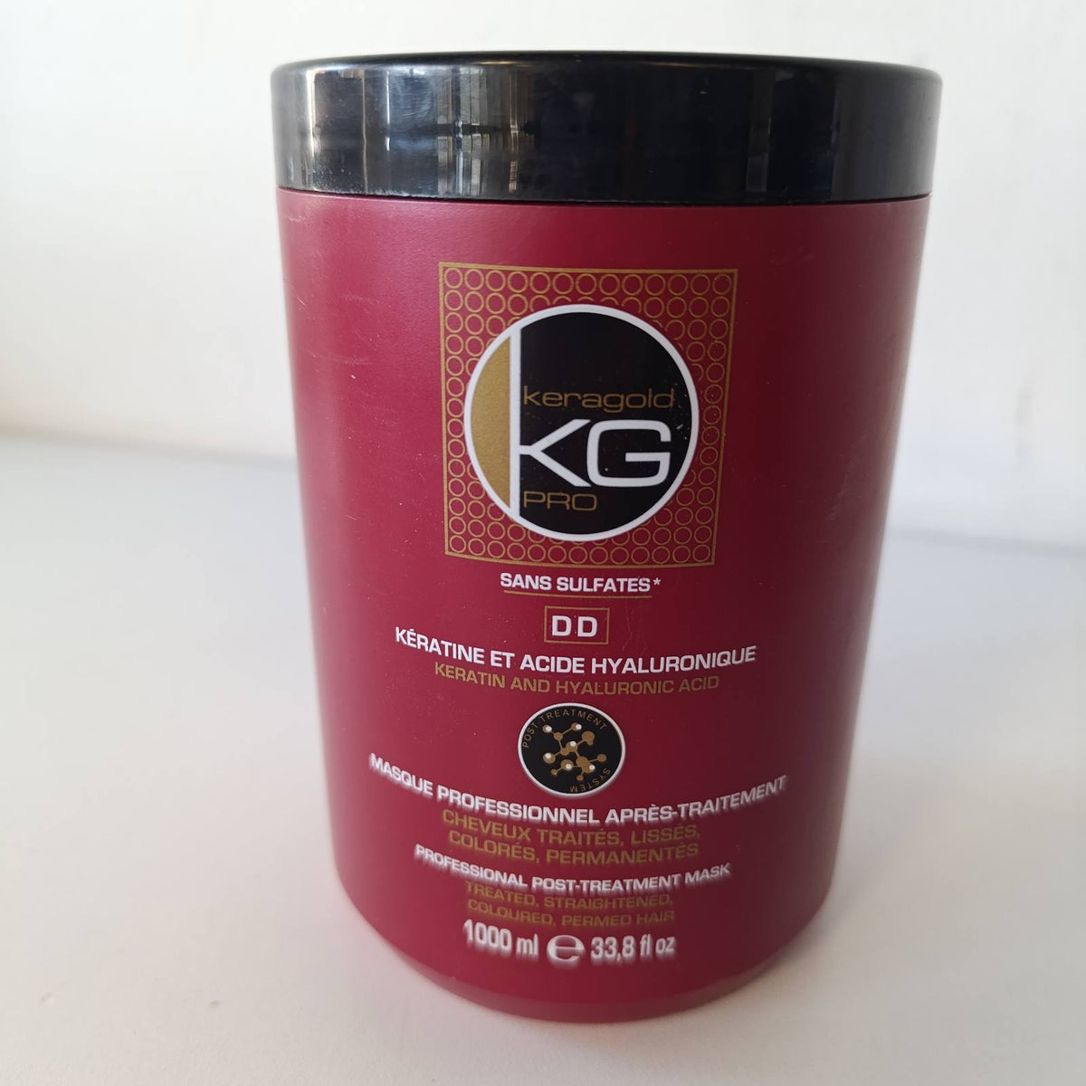 303812 - KeraGold - Maska DD pa sulfate me keratinë/acid hialuronik, 1 L