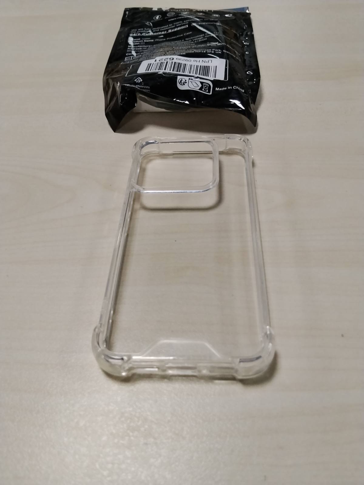 305660 - ivoler Mbrojtëse transparente kundër verdhimit për Xiaomi 14 me cepa të përforcuar, mbrojtje kundër goditjeve të gradës ushtarake, mbrojtëse transparente kundër gërvishtjeve për parakolpin