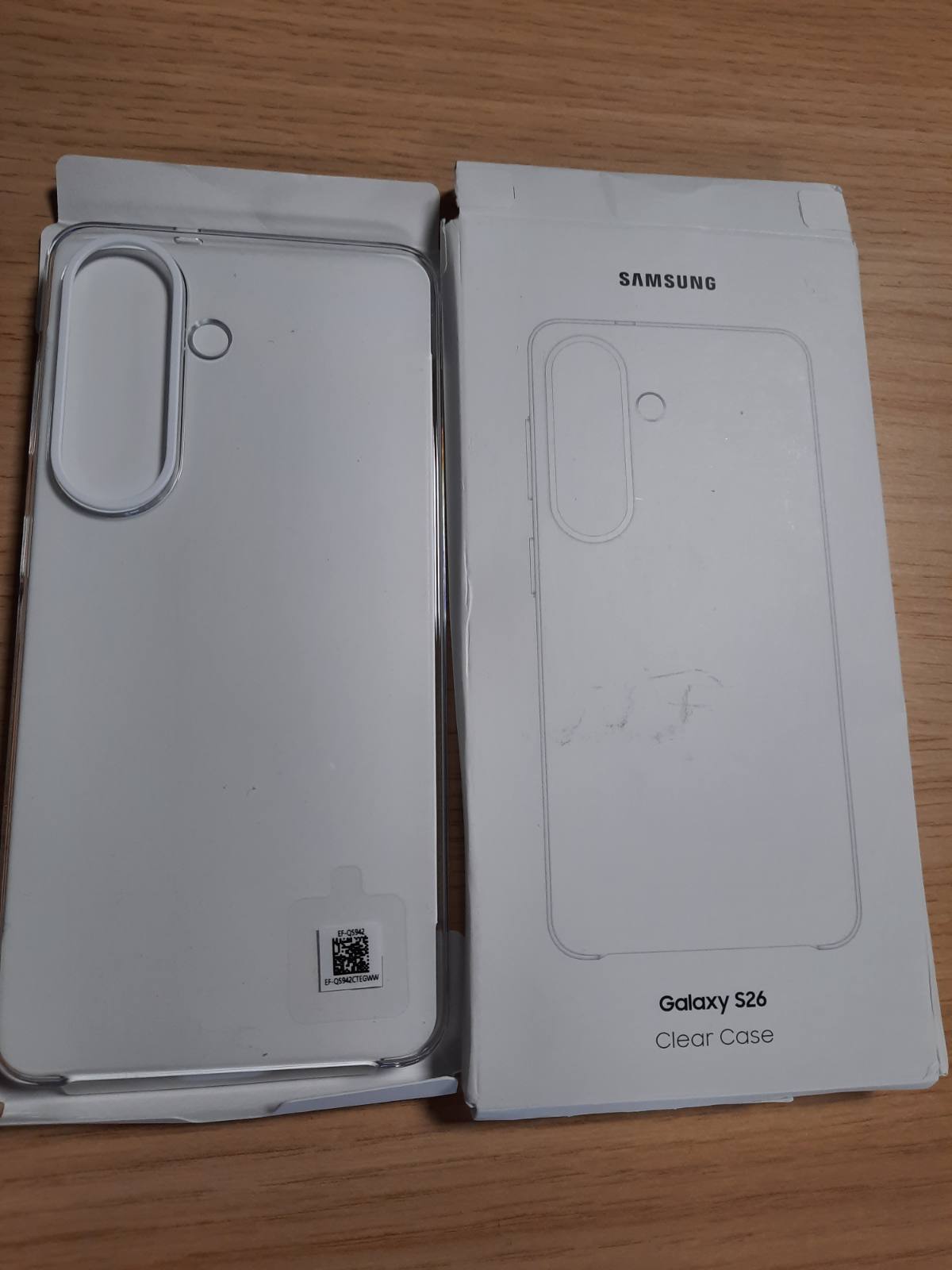 309097 - SAMSUNG Mbulesë transparente për smartphone EF-QS942, për Galaxy S26, Mbrojtëse, Rezistente ndaj goditjeve, e hollë dhe rezistente ndaj kapjes, Transparente