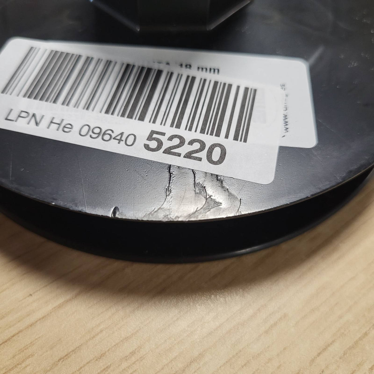 335480 - RROTULLË DISKU PREJ NAJLONI TË ZI AMIG PËR KUSHINETËN E BOSHTIT TË GRILAVE, NGJYRË E ZEZË, PËR RRIP 18 MM, TUB 42 MM DHE TESTUES ALUMINI, DIAMETËR 140 MM