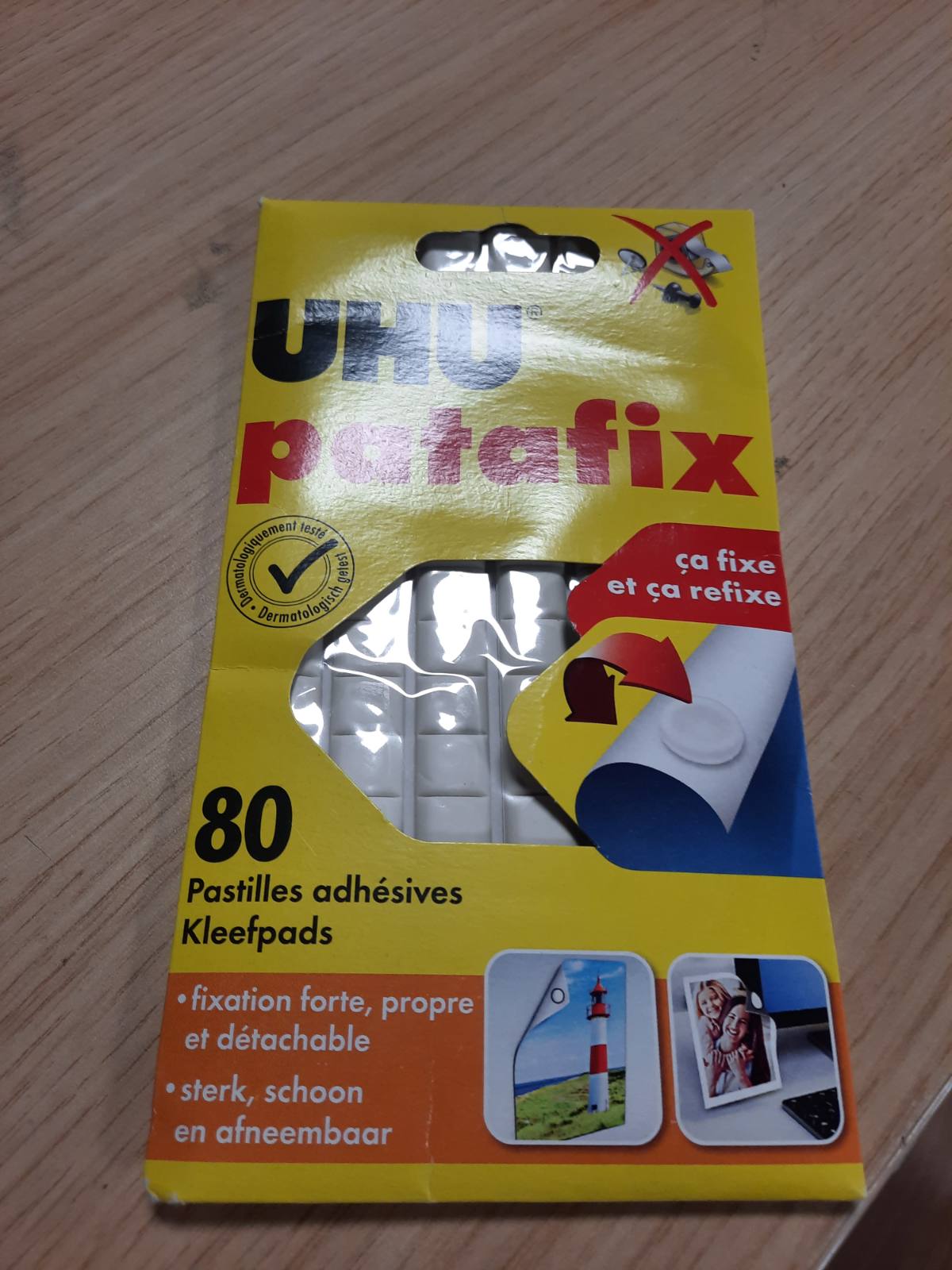 335721 - UHU - Patafix - Ngjitës të Dyanshëm të Prerë paraprakisht për të Gjitha Sipërfaqet