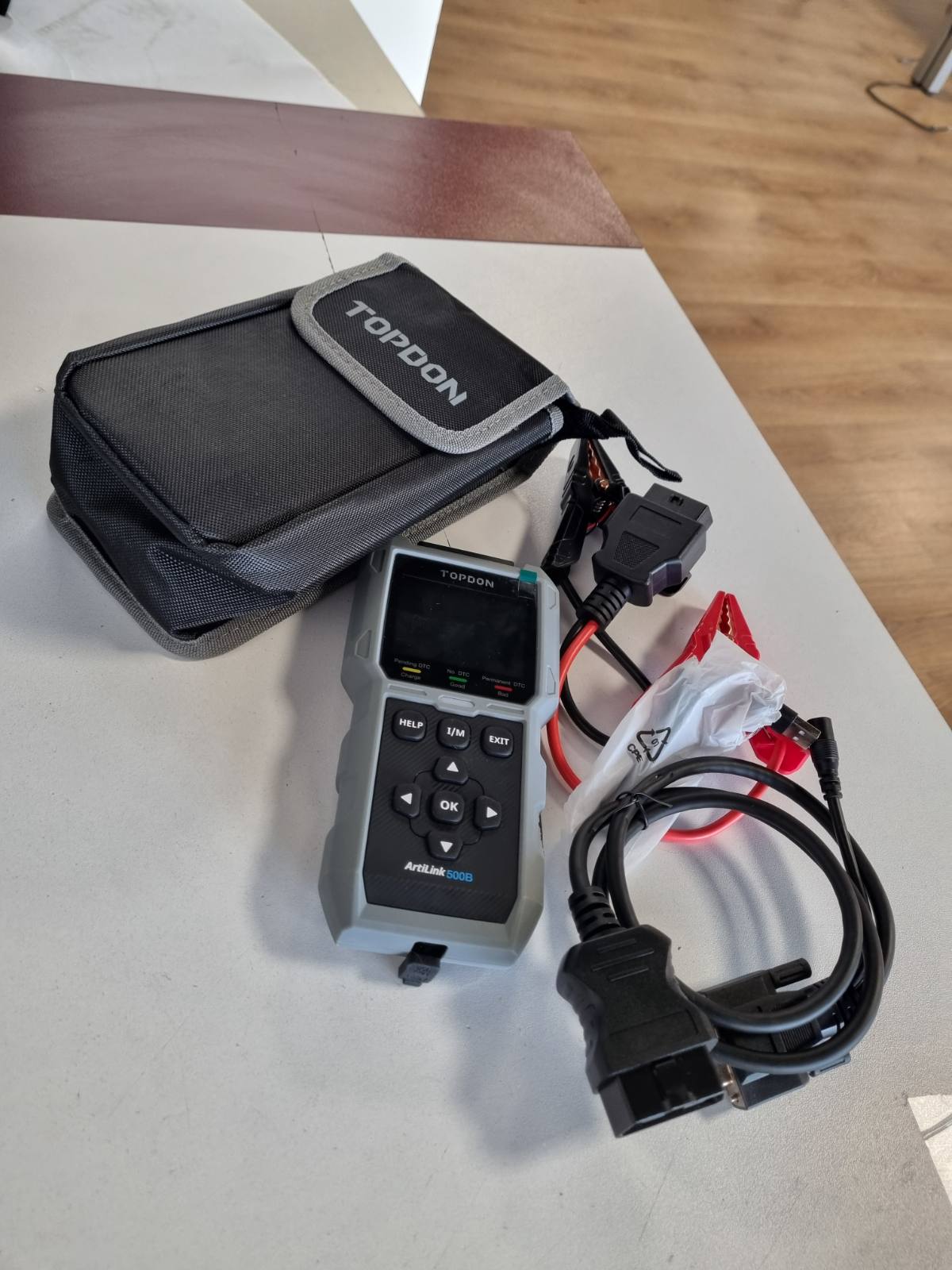 312612 - TOPDON Lexues Kodi OBD2 AL500B, Funksione të Plota OBD2, Testues Baterie 12V, Teste Nisjeje dhe Ngarkimi 12V/24V