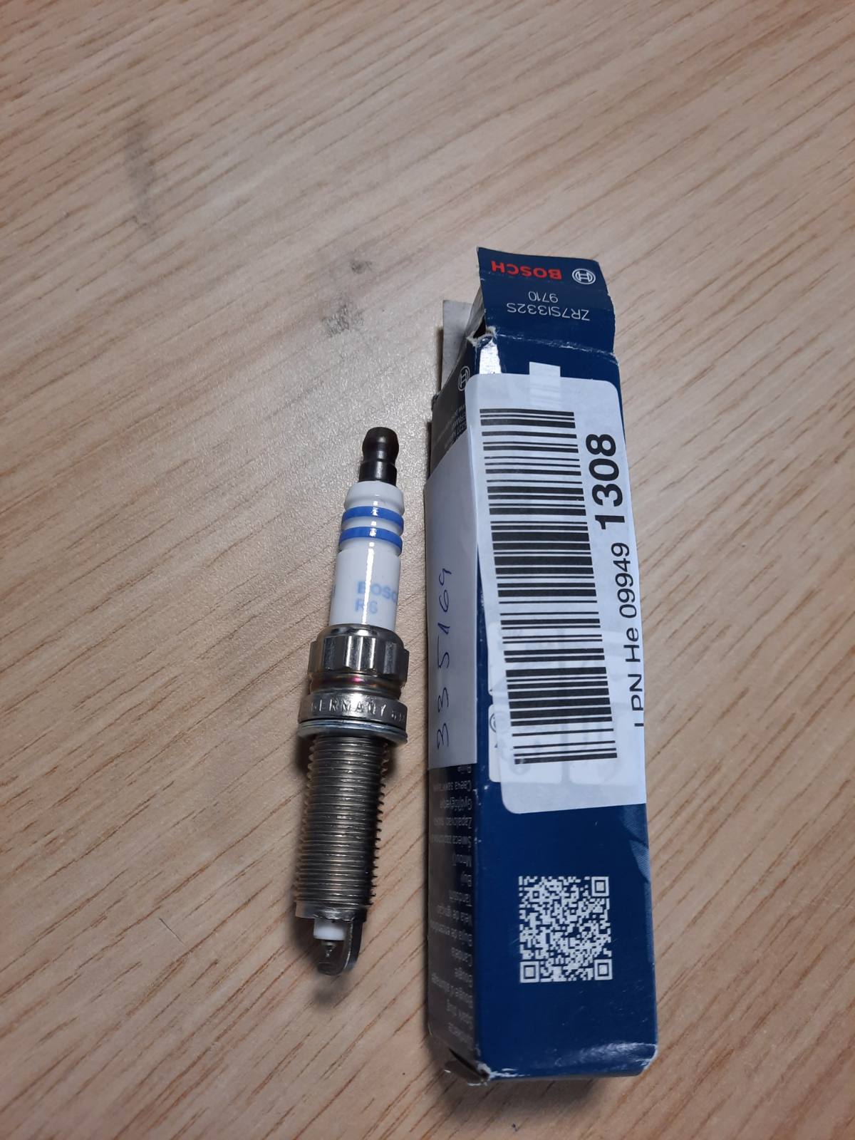 335164 - BOSCH ZR7SI332S Kandela të Dyfishta Nikeli Iridiumi - 1 Kandela