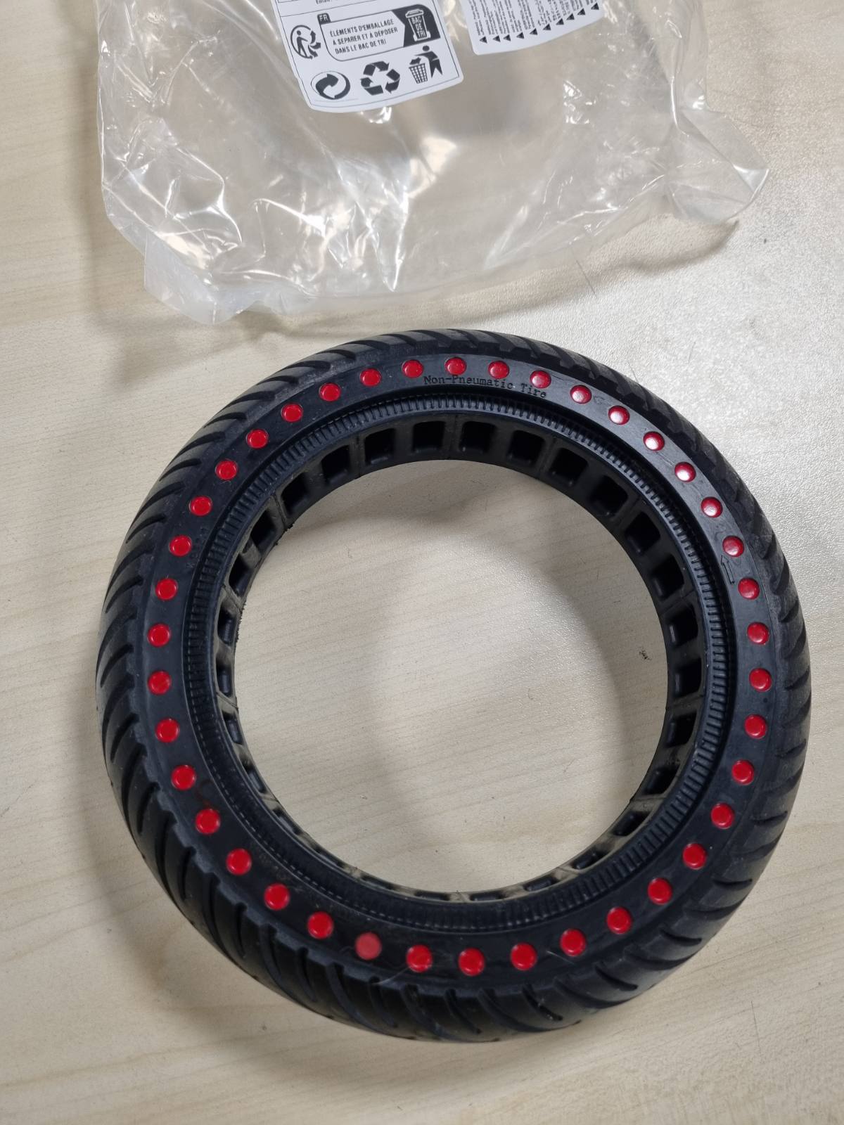 335032 - ALOSKART Skuter elektrik me goma të ngurta 8.5 inç për Xiaomi M365 1S