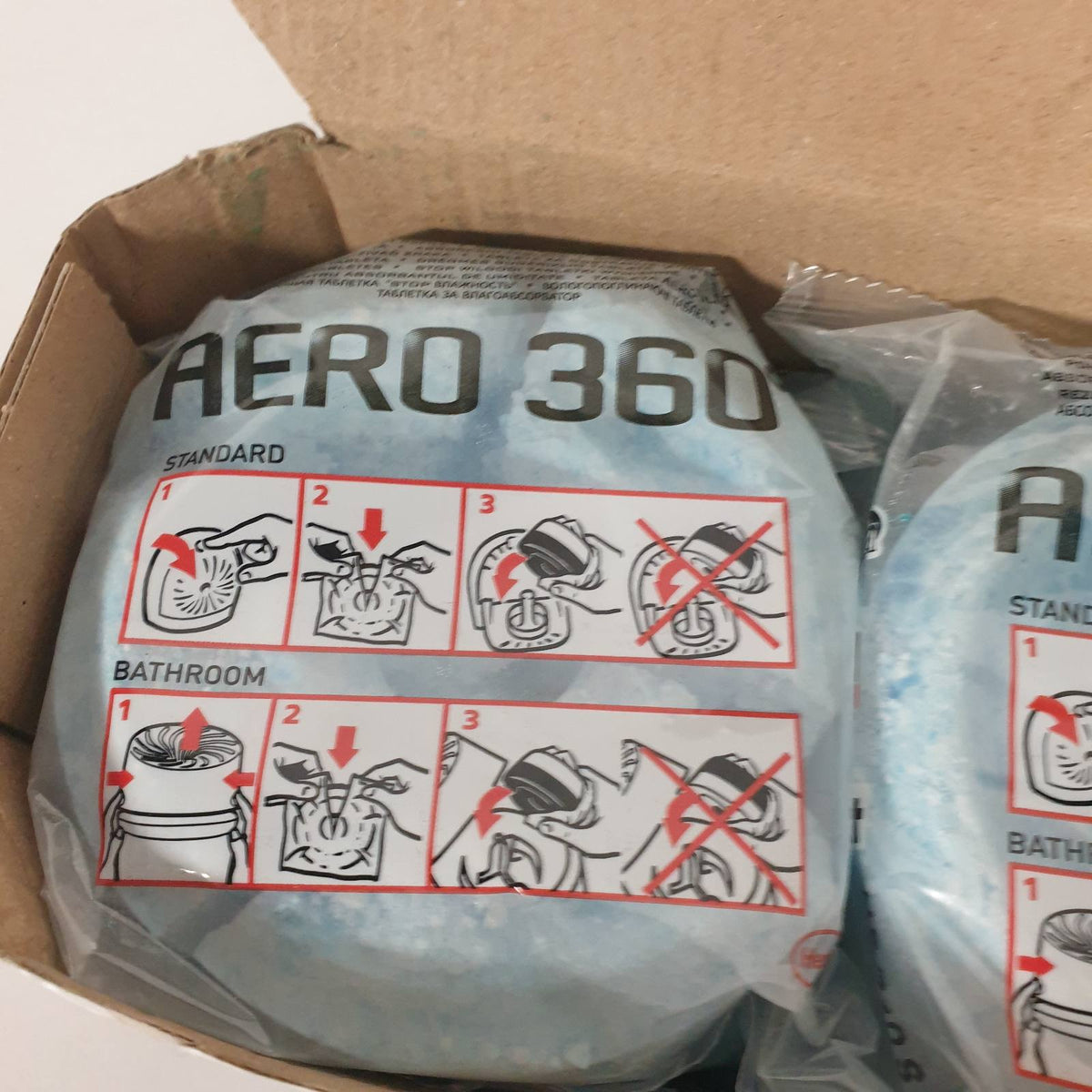 313605 - RUBSON AERO 360 TAB, Mbushje për Tharësin e Ajrit, Aromë Neutrale, 6 x 450g