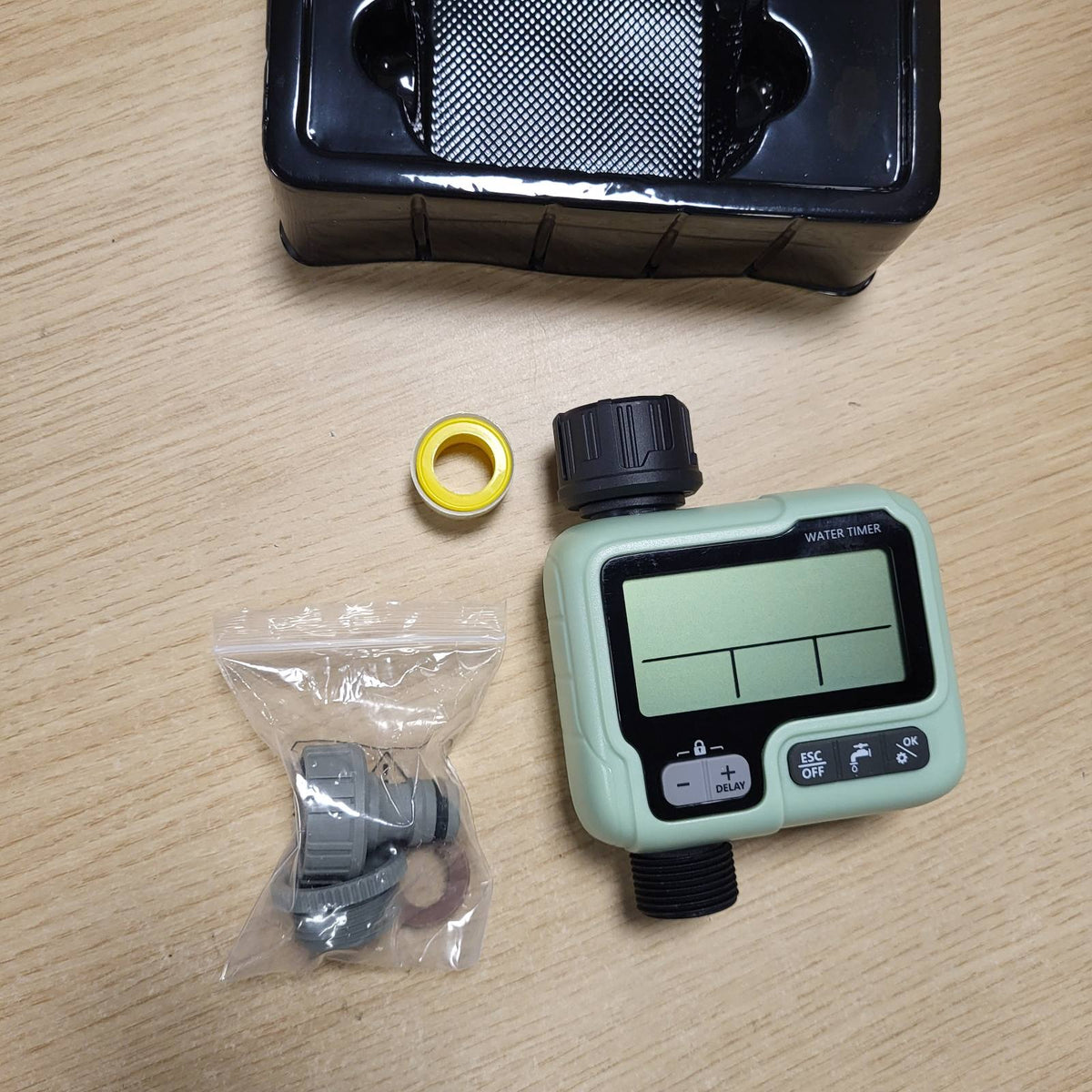 313801 - JOHGEE Kohëmatës Automatik për Ujitje, Kontrollues Ujitjeje me Pika, I papërshkueshëm nga uji, Modalitete të shumëfishta