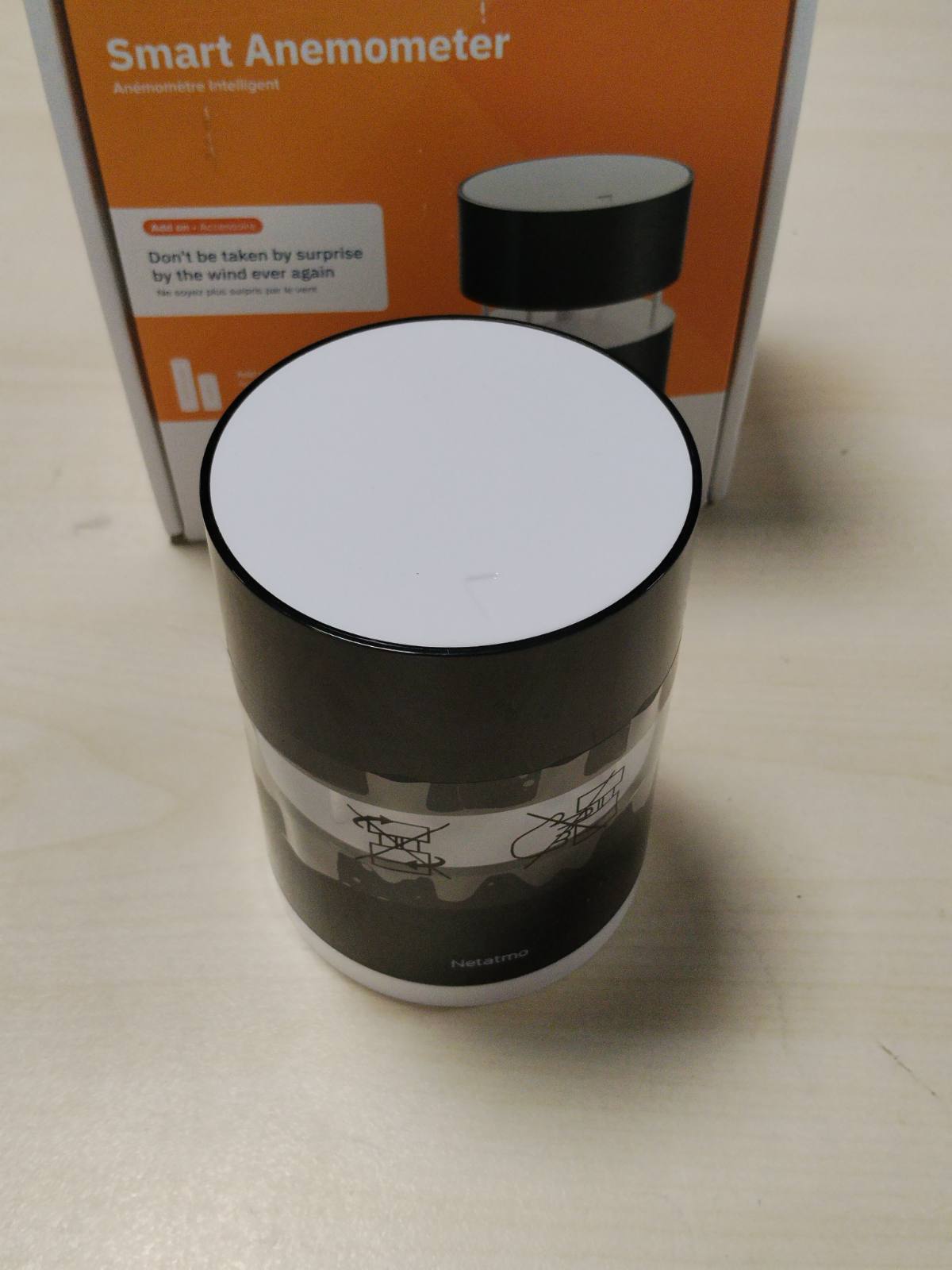 312582 - ANEMOMETËR NETATMO NWA01-WW - i lidhur pa tel, ngjyrë e zi
