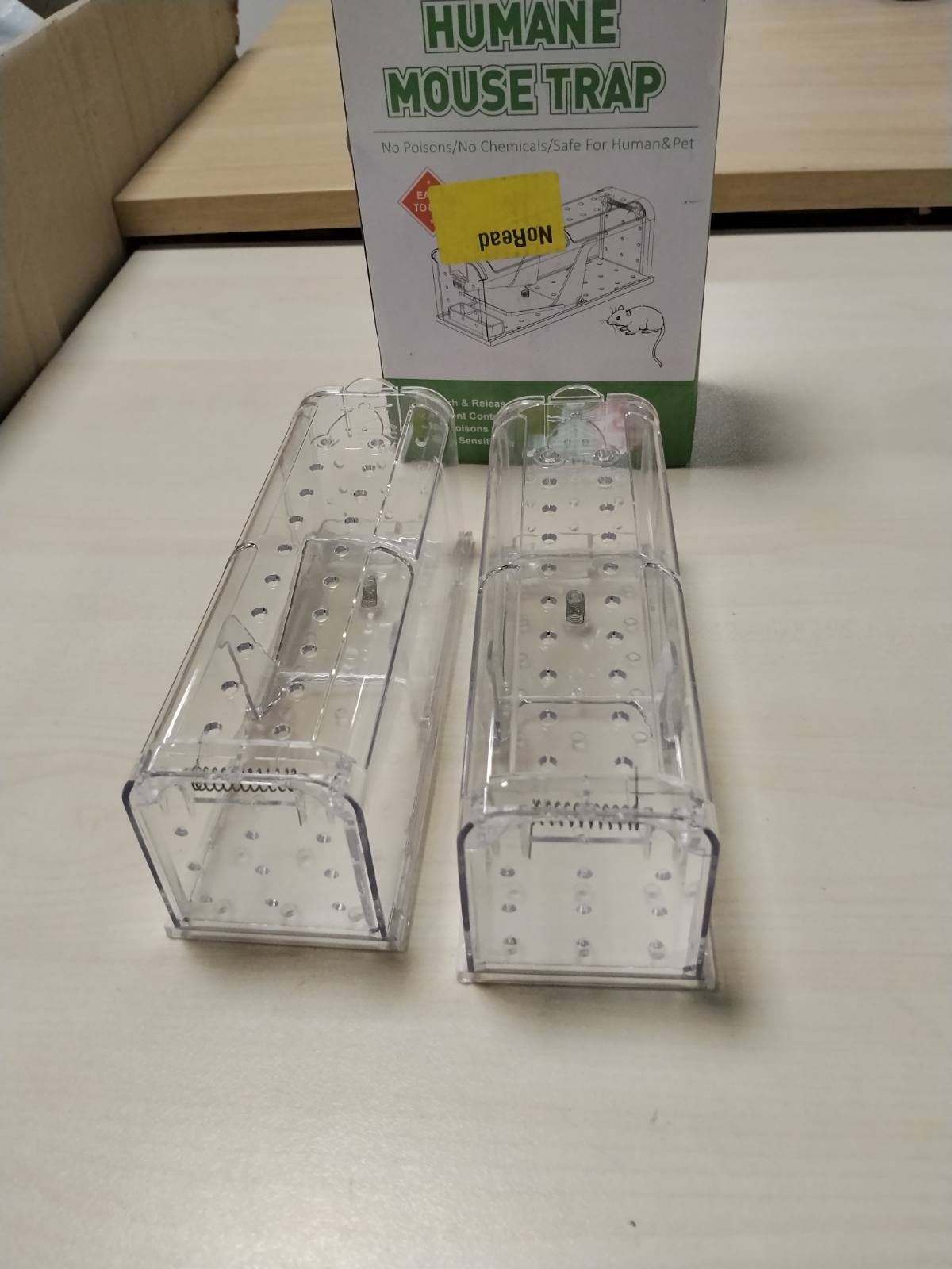314628 - TELETROGY Pako me 2 Kurtha për Minj të Gjallë, Kurth për Miu
