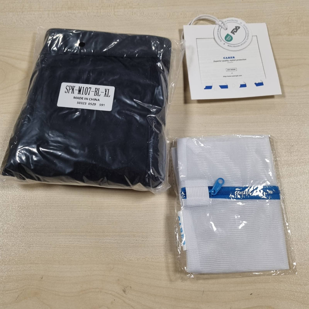 307341 - CARER Boksera për Inkontinencë për Meshkuj, 2 copë, kapacitet thithës 250 ml, të lahet, të ripërdorshme, të buta, të ajrosura, të brendshme pambuku, të zeza, madhësia XL