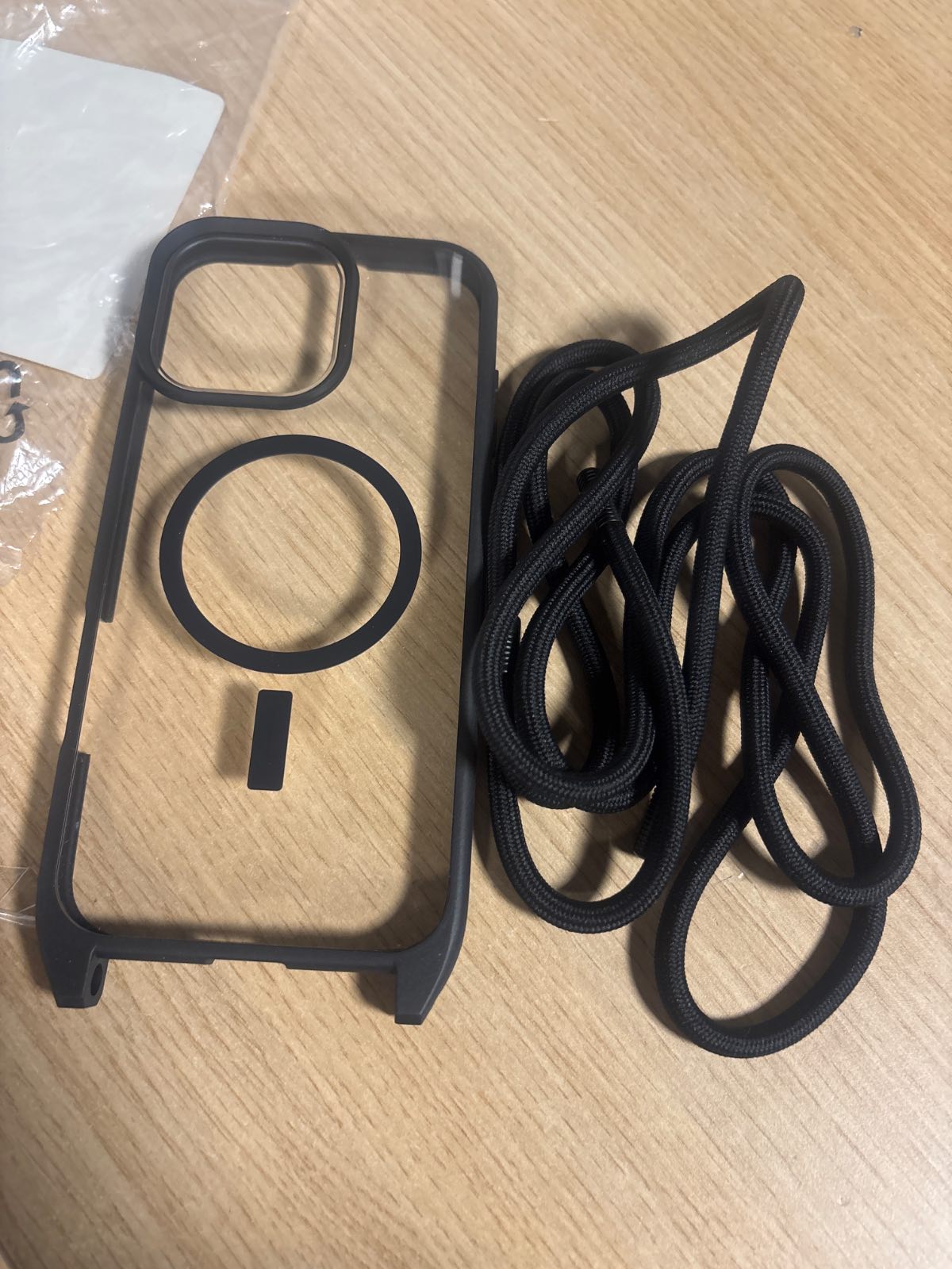 308921 - OTTERBOX Gjerdan Coque React MagSafe, iPhone 16 Pro Max, Transparent/Noir
