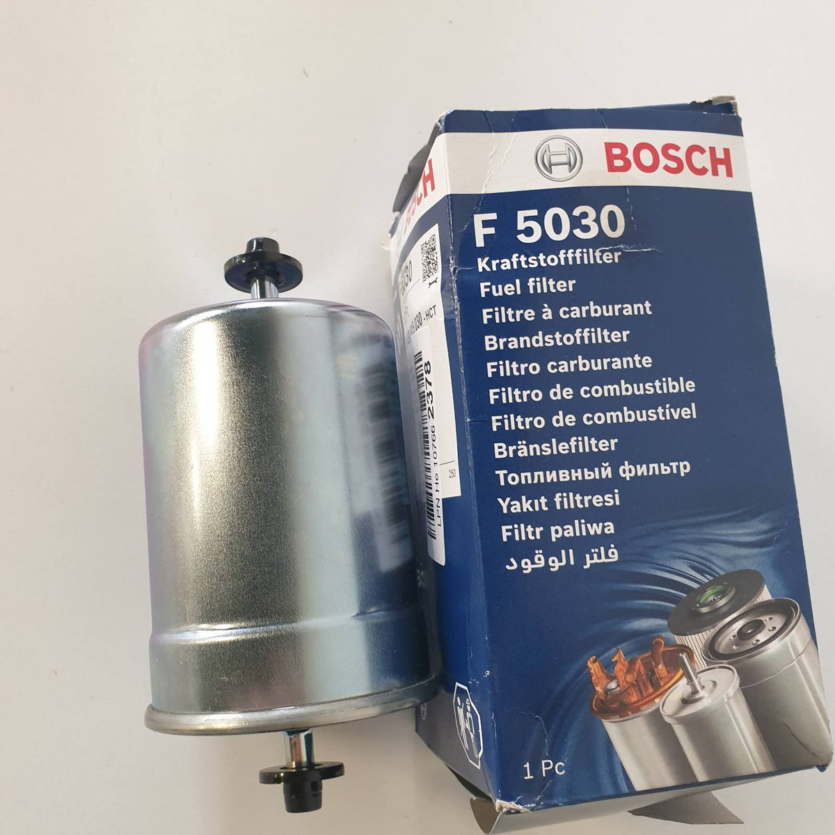 314426 - BOSCH Filtri i karburantit F5030 - Ndan grimcat nga karburanti, mbron sistemin e injektimit