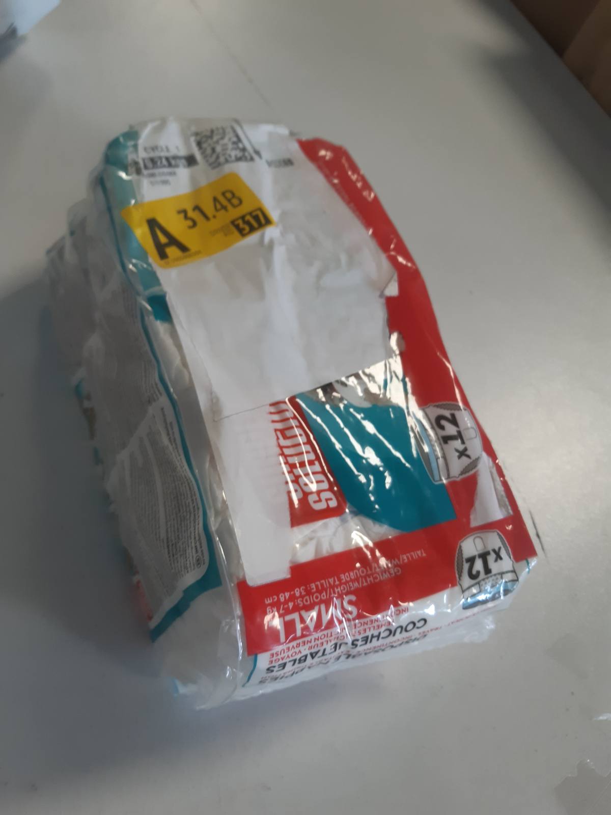 198450 - SIMPLE SOLUTION Pelenat e disponueshme për qen, Madhësi e vogël, Pako prej 12 copë