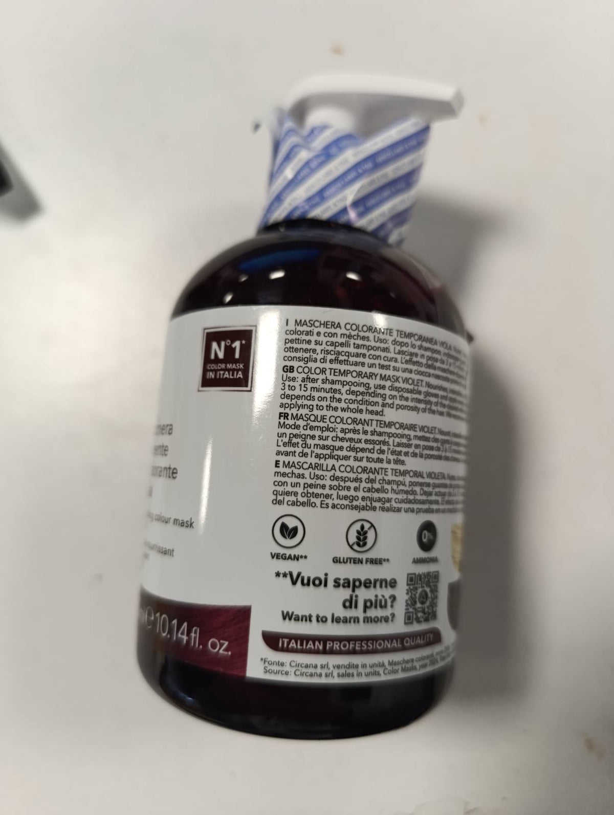312419 - MASKË SOS COLOR & GO, 300 ml, për rritjen e ngjyrës, reflektuese dhe rigjallëruese, vjollcë