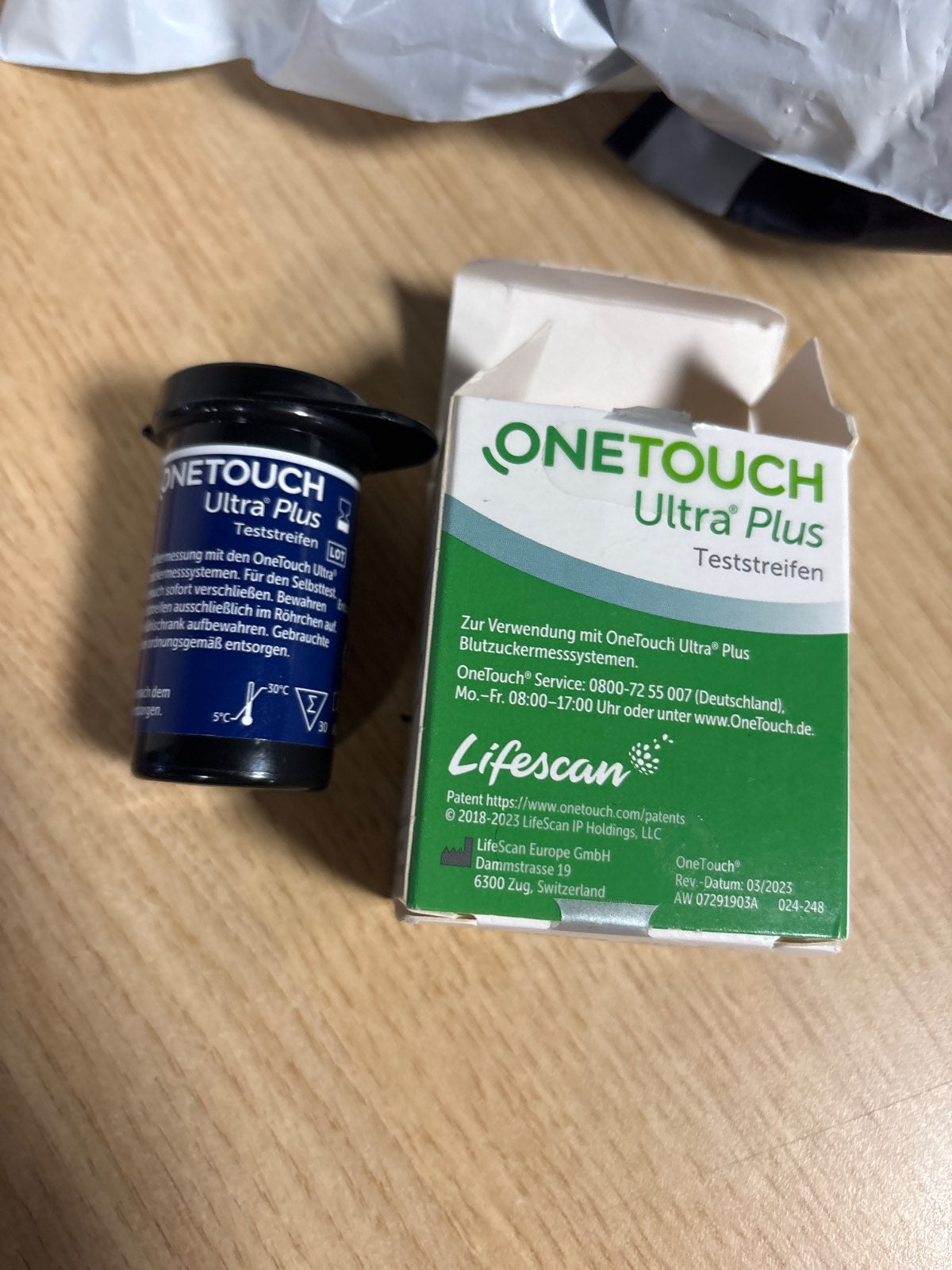 317505 - ONETOUCH Shirita testimi të glukozës në gjak Ultra® Plus, 30 shirita, për matjen e glukozës në gjak në diabet