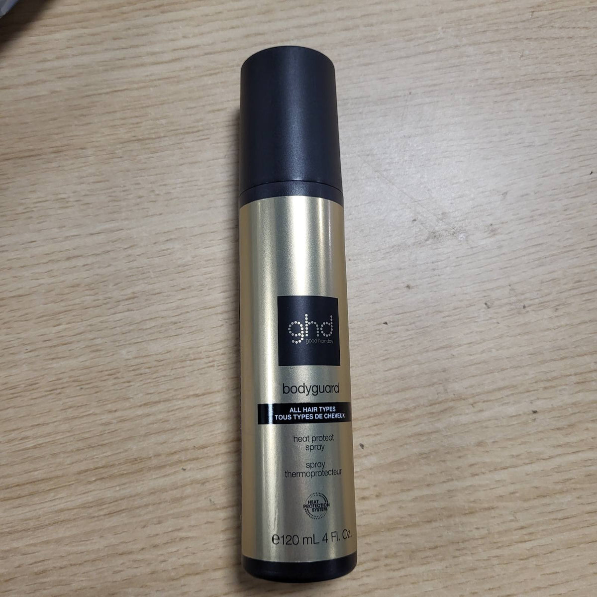 300793 - GHD Bodyguard Sprej mbrojtës nga nxehtësia për të gjitha llojet e flokëve, deri në 230°C, 120 ml