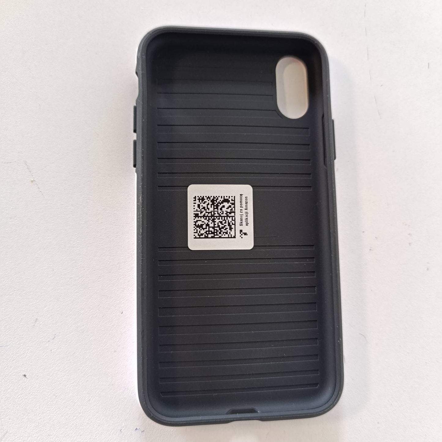 276832 - Mbrojtëse rozë me kuadrata për iPhone X/XS