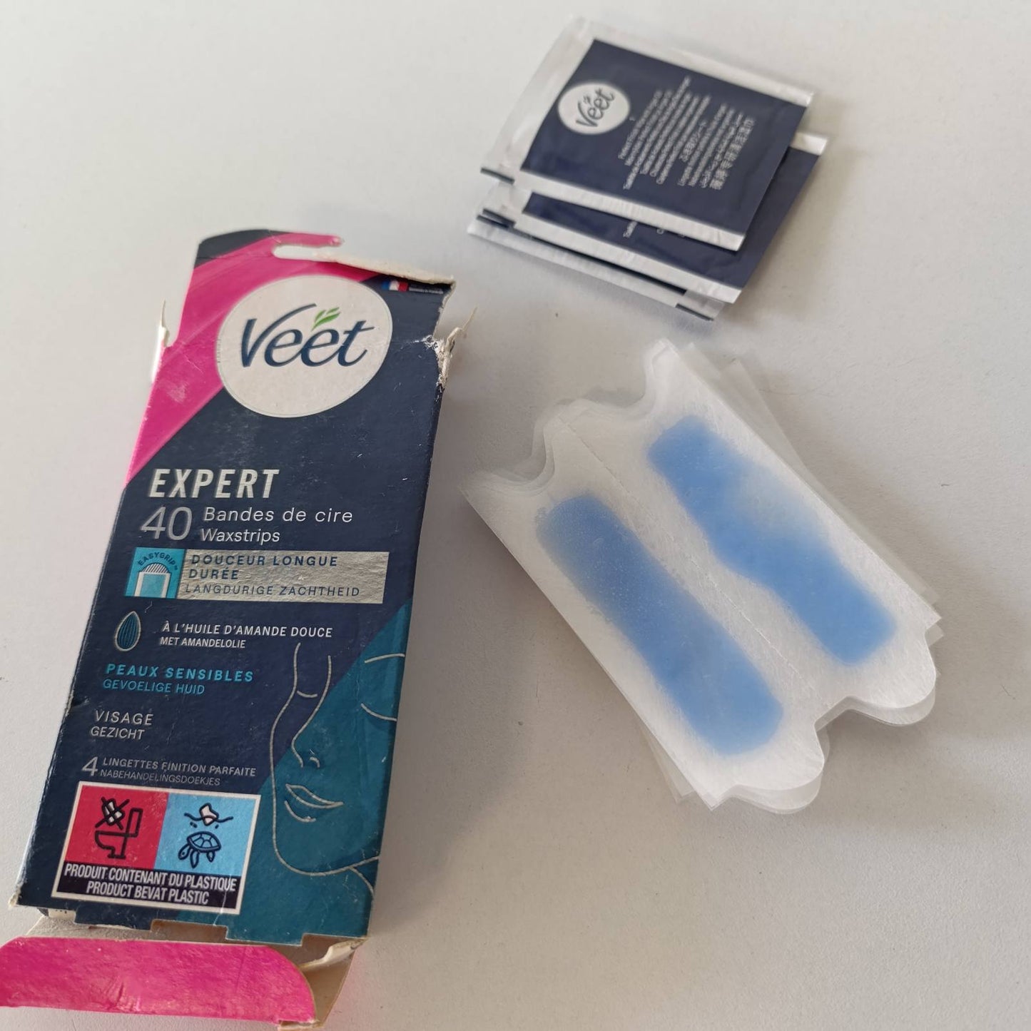 321894 - VEET EXPERT - 20 Shirita Dylli të Ftohtë për Fytyrën - Lëkurë e Ndjeshme