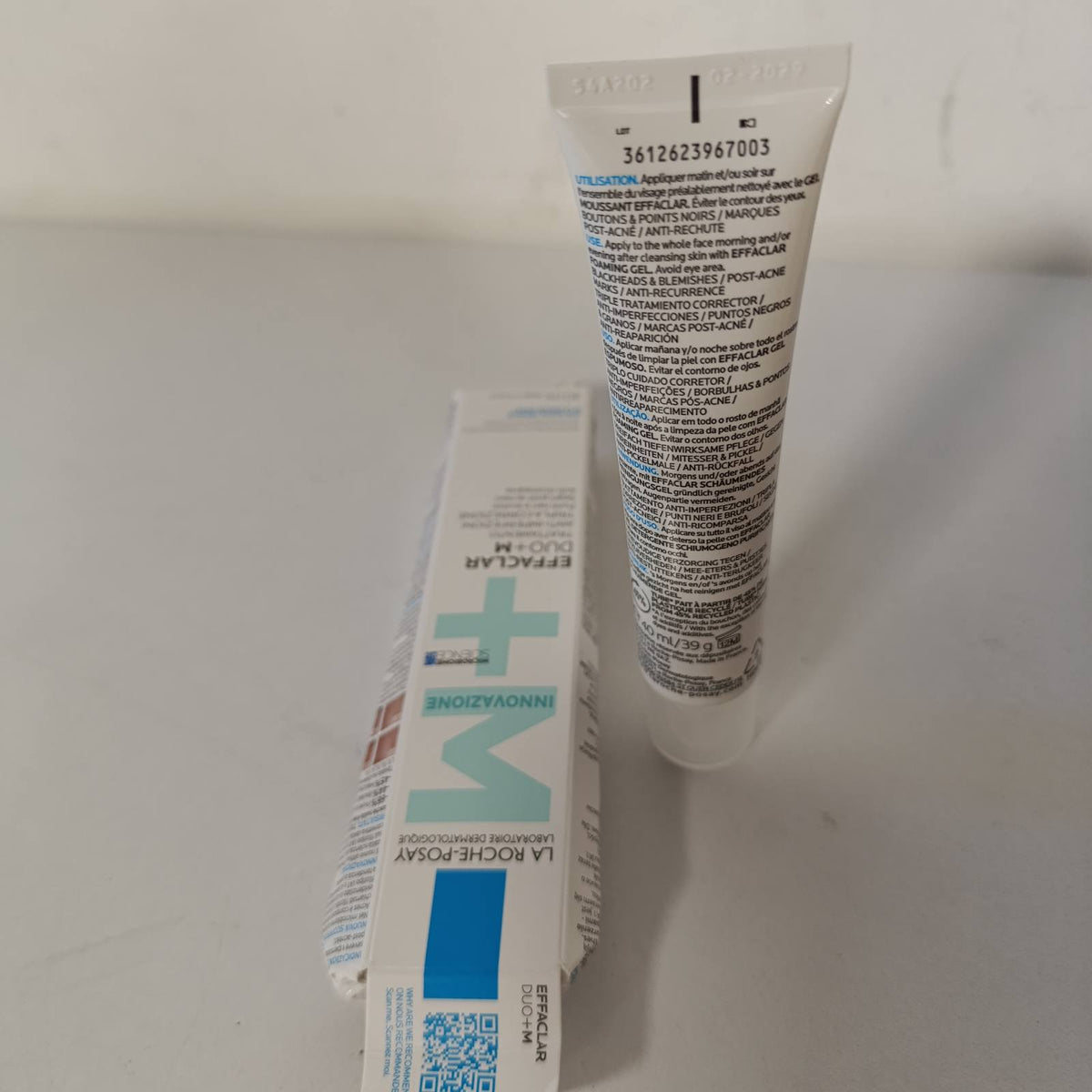 297229 - LA ROCHE-POSAY Krem për fytyrën kundër akneve Effaclar Duo+M, 40 ml, me niacinamidë, filobiomë dhe Procerad, kujdes i trefishtë i thellë.