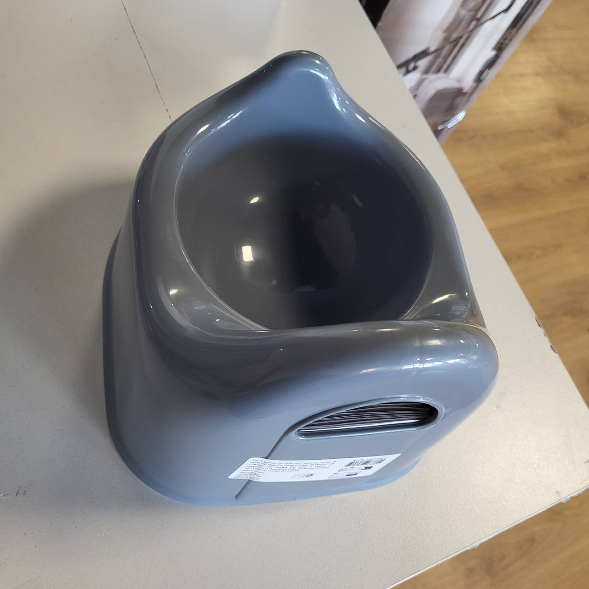 318664 - ROTHO BABYDESIGN Bella Bambina Kapëse Tualeti për Fëmijë, ngjyrë blu të mjegullt, vazo e qëndrueshme dhe ergonomike