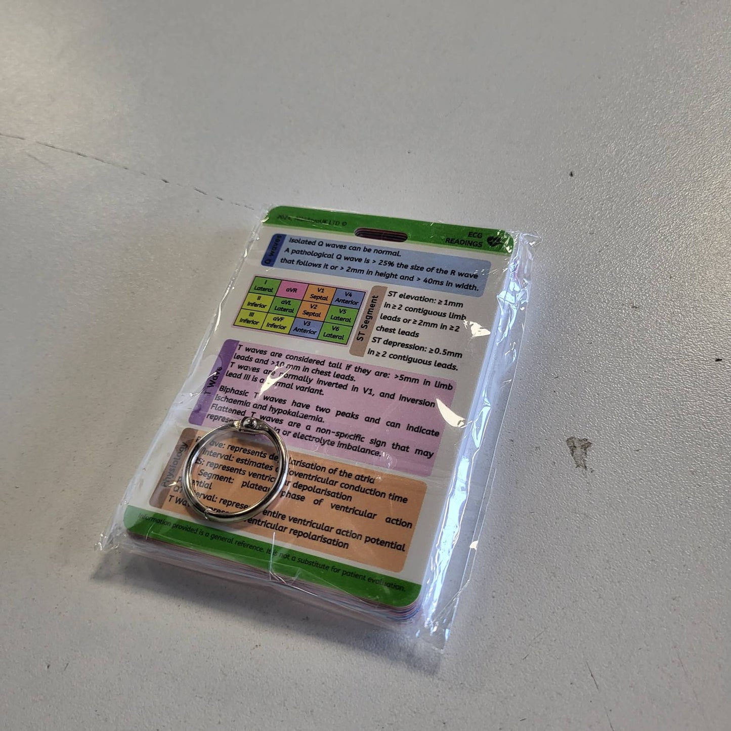 320482 - SET KARTASH REFERIMI, GJERMANISHT, 100 KARTA, 10x15cm, PËR STUDENTËT E INFERMIERISË