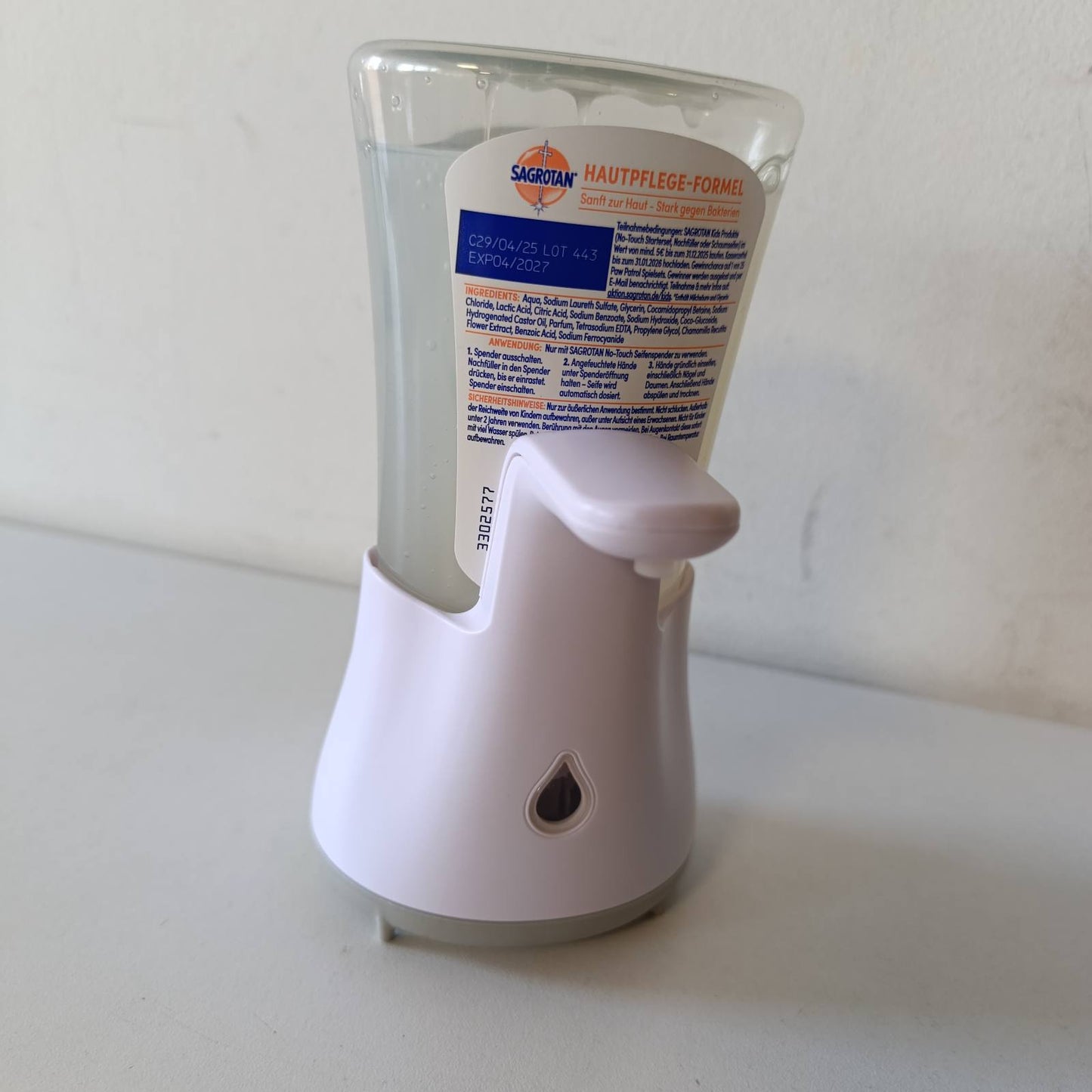 318733 - SAGROTAN Set fillestar për sapun higjienik për fëmijë, dozator automatik me sapun rimbushës 250 ml