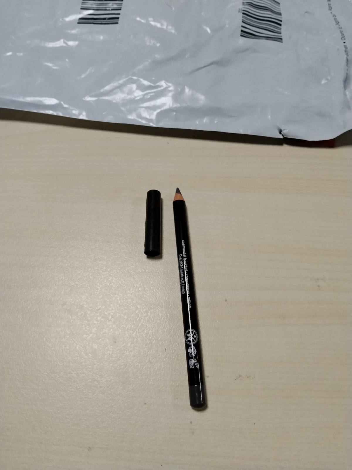 301497 - BENECOS - Kajal Grey - Laps sysh kremoz me vaj organik jojoba - 1 pako - Kozmetikë natyrale e çertifikuar - Vegan
