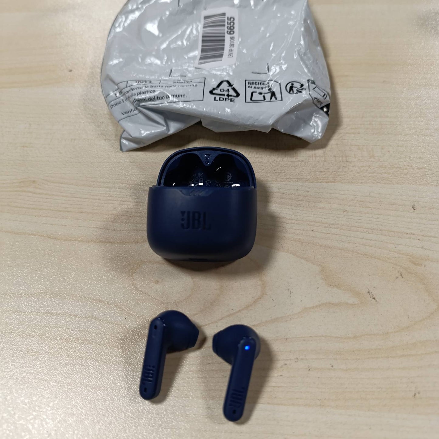 276151 - JBL Kufje Tune Flex TWS, të papërshkueshme nga uji, pa tel, anulim zhurmash, deri në 32 orë dëgjim muzike, ngjyra: Blu