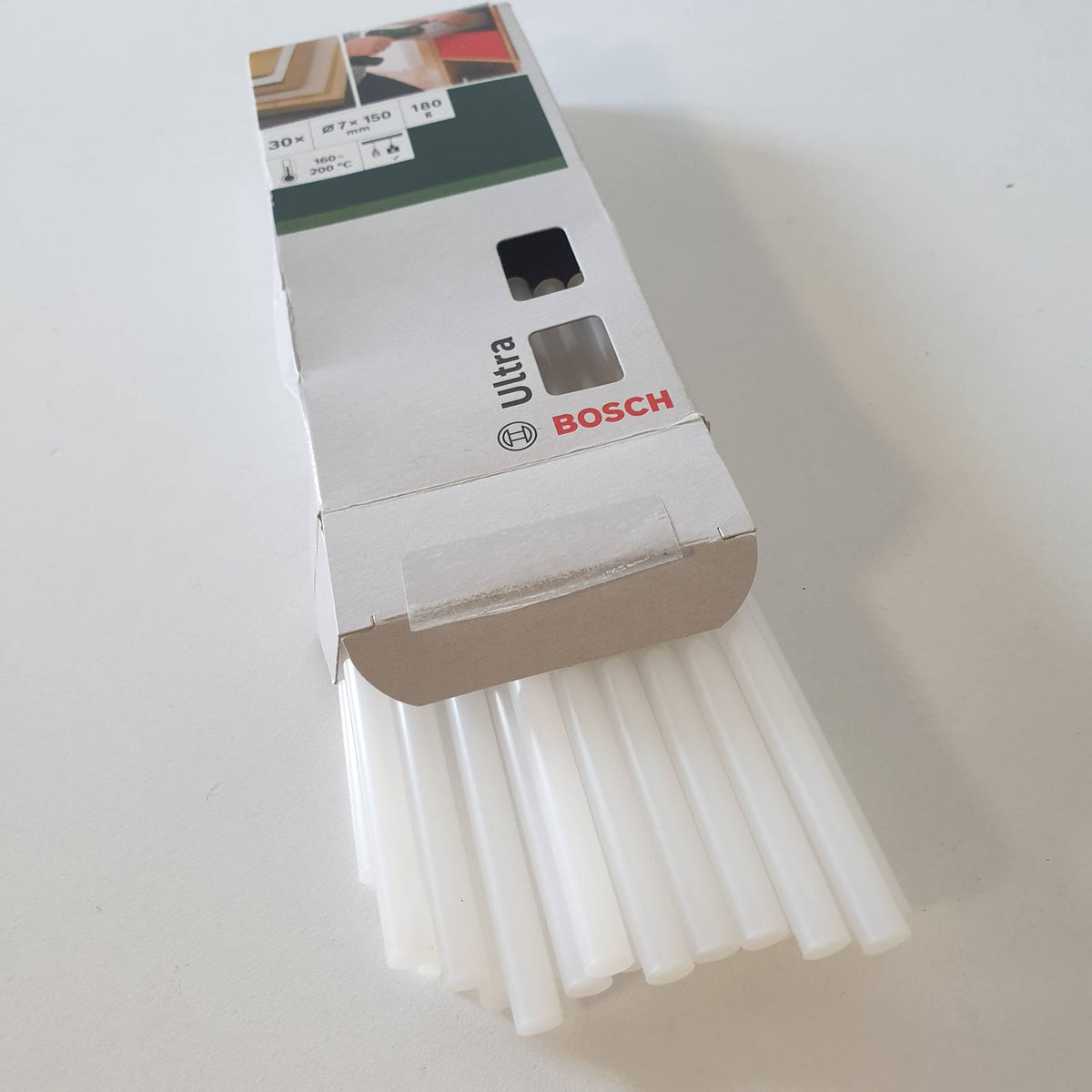 335496 - BOSCH Accessories 26 Shkopinj Ngjitës Ultra (Ø 7 mm, Gjatësi 150 mm, Aksesorë Pistolete Ngjitëse), Shumëngjyrësh