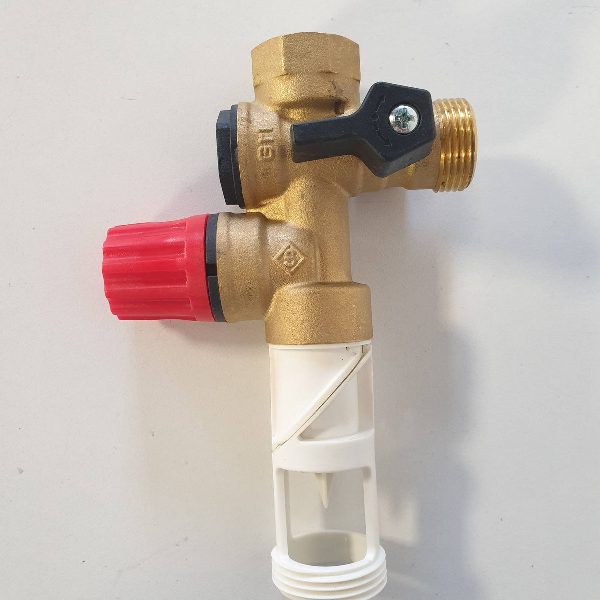 313205 - SOMATHERM Grup sigurie prej çeliku inox 3/4" - për ujë agresiv - Kompakt dhe i qëndrueshëm - Për montim vertikal ose horizontal