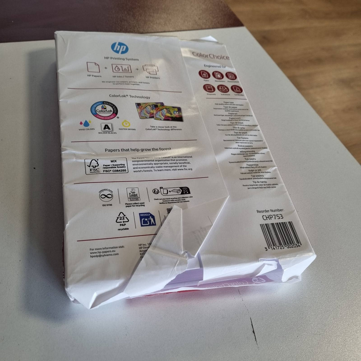 296199 - HP Letër Lazer me Ngjyra, 120 g/m², DIN A4, 250 fletë, E bardhë