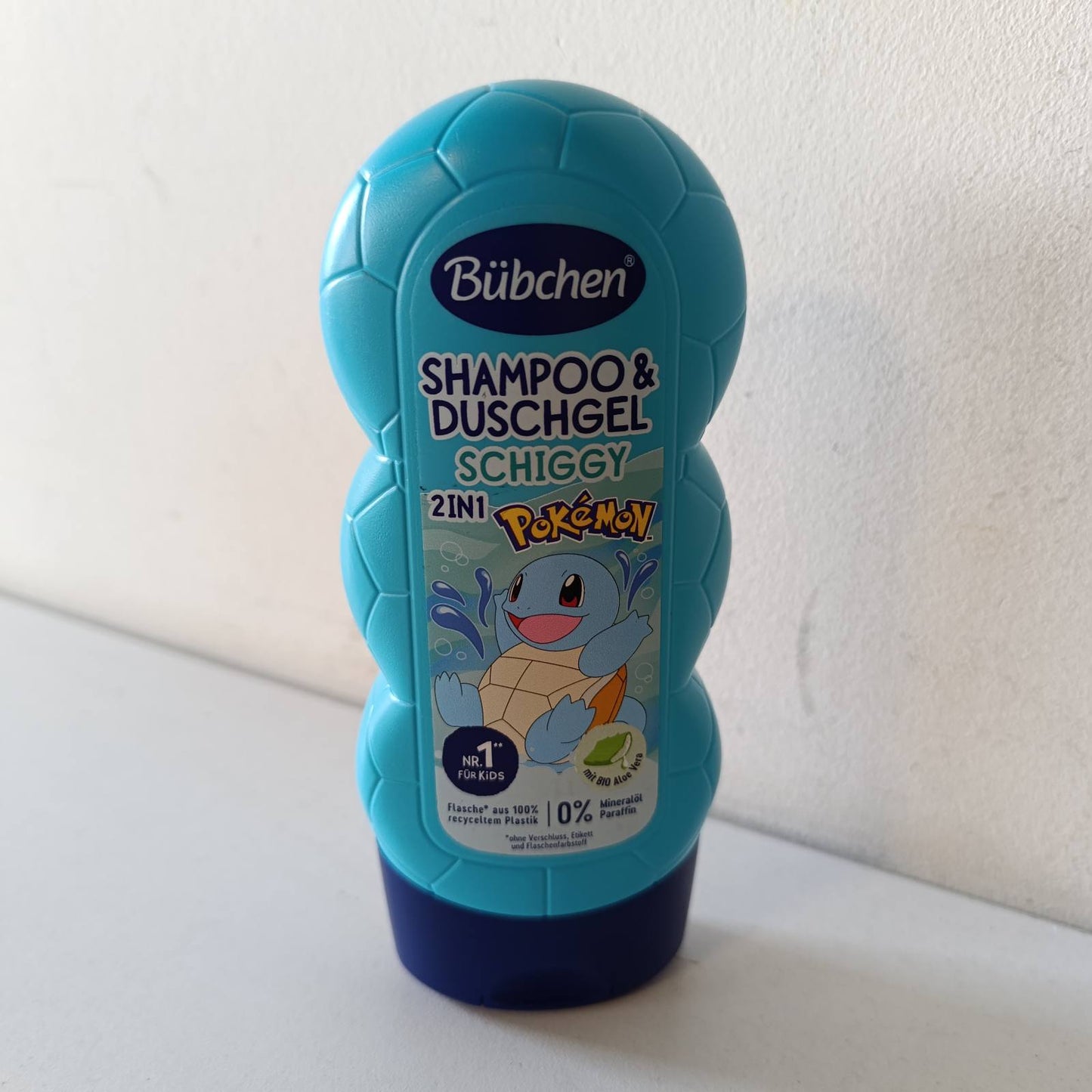 322179 - BÜBCHEN, Shampo dhe xhel dush për fëmijë, Pokémon Schiggy Edition - 230 ml