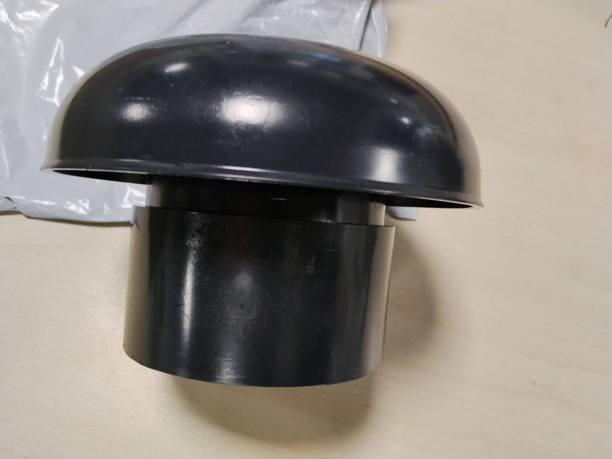 314481 - FIRST PLAST Kapak ventilimi CDV100A, i zi, me diametër 100 mm