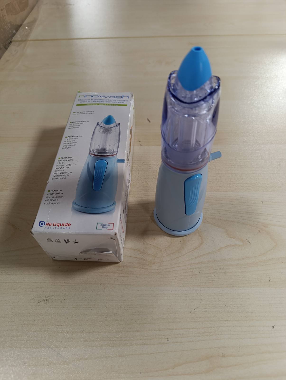 271427 - Air Liquide Healthcare RINOWASH, Dush Nazal i Mikronizuar për Terapi me Aerosol, për të rritur dhe fëmijë