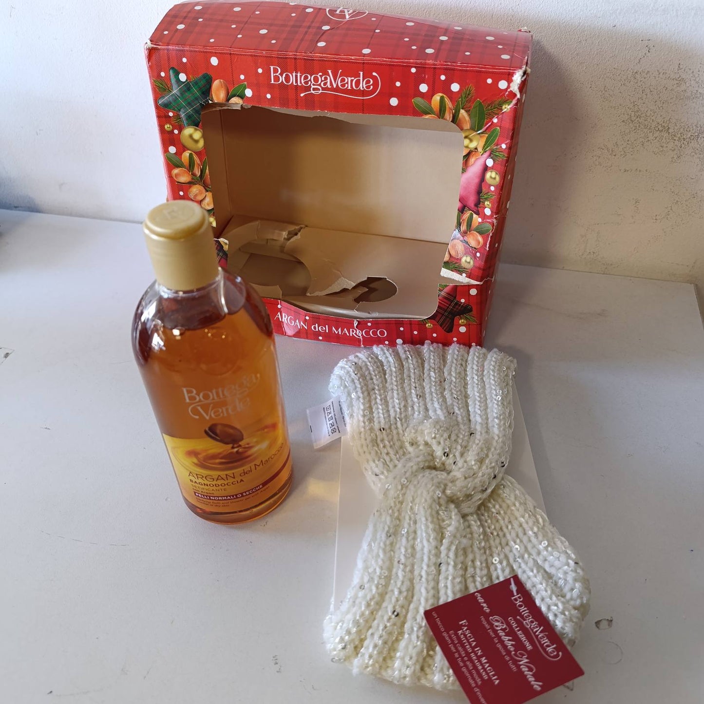 271693 - BOTTEGA VERDE Set Dhurate Argani, Xhel Dushi 400 ml, Krem Duarsh 75 ml, Shirit Koke