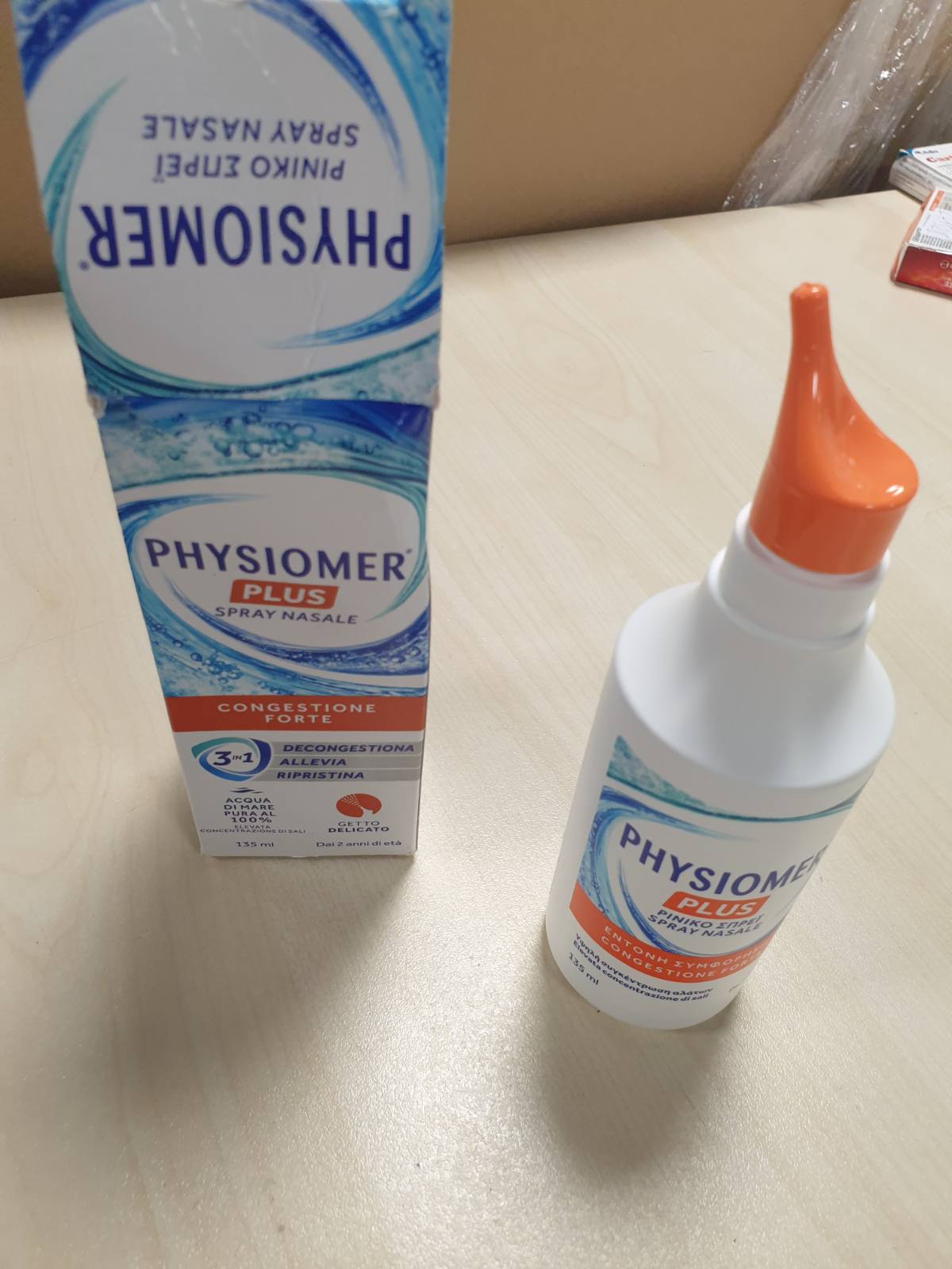 272353 - PHYSIOMER® Plus Sprej Nazal 135 ml - Ujë deti 100% i pastër, përqendrim i lartë i kripërave.