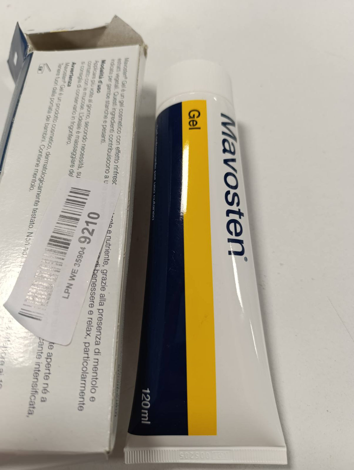 336118 - MAVOSTEN Gel, 120 ml, Xhel freskues dhe qetësues, Efekt ftohës i shpejtë dhe afatgjatë, Me ekstrakte botanike të përzgjedhura, Prodhuar në Gjermani