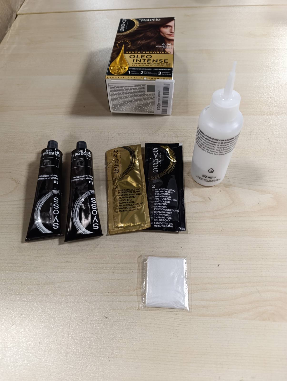272399 - SYOSS nga Palette Oleo Intense 6-54 Ngjyrë kafe e çelët hiri