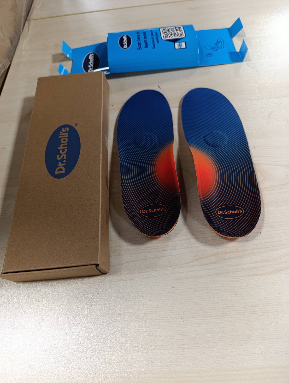 271433 - DR. SCHOLL, Sholla të Avancuara Ortopedike për Burra dhe Gra, për Këpucë dhe Çizme Pune, Lehtëson Fasciitin Plantar, Mbështetje për Harkat dhe Shputat e Sheshta, deri në 150 kg, Madhësia 40.5-41.5