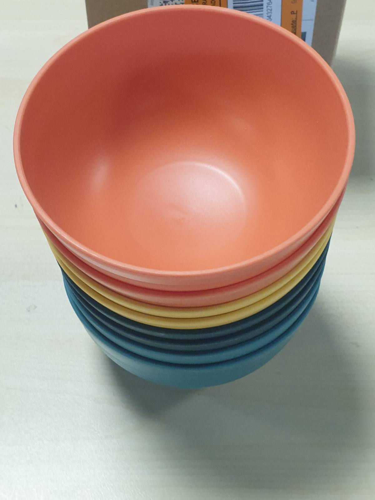 277578 - KYRATON TASA PLASTIKE PËR DRITHËRA, 8 COPË, 760 ML, TASA PËR MËNGJES, TË RIPËRDORSHME