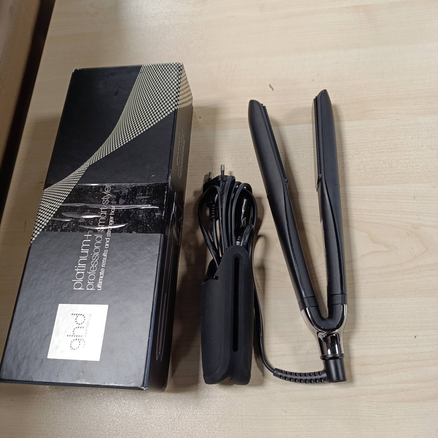 274826 - GHD ghd Platinum+ Black - Drejtues flokësh inteligjent profesional, për të gjitha llojet e flokëve, Tapë evropiane