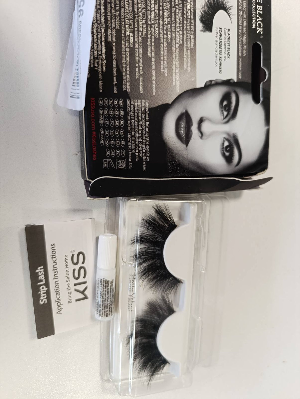 302418 - KISS Koleksioni i qerpikëve Lash Couture Matte Black Lashes - Matte Velvet