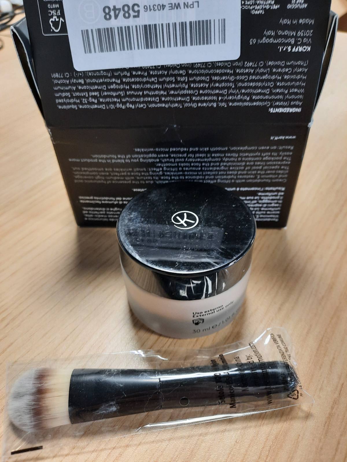 271474 - KORFF Fondatinë me Krem Lifting Effect, 30 ml, Mbulim Mesatar-i Lartë me Acid Hialuronik dhe Vitaminë E, Teksturë Kremoze dhe që Shkrihet, Përfundim Saten 02