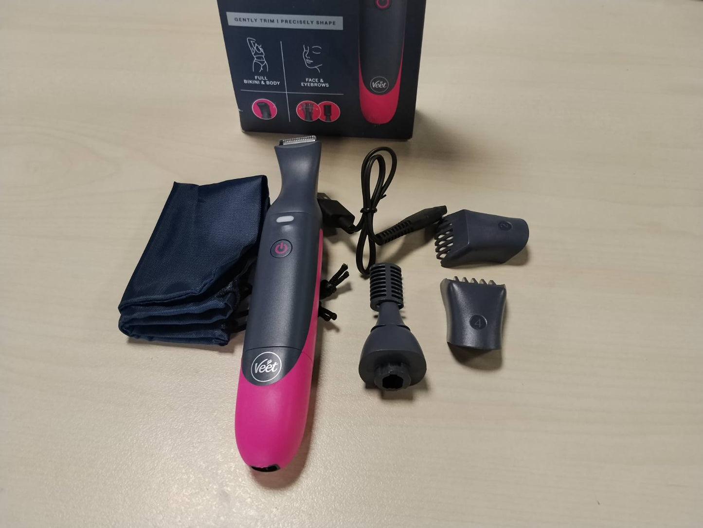 321157 - VEET EXPERT ALL-IN-ONE MAKINË RROJE - Elektrike, shumëfunksionale, karikues USB, IP67 i papërshkueshëm nga uji