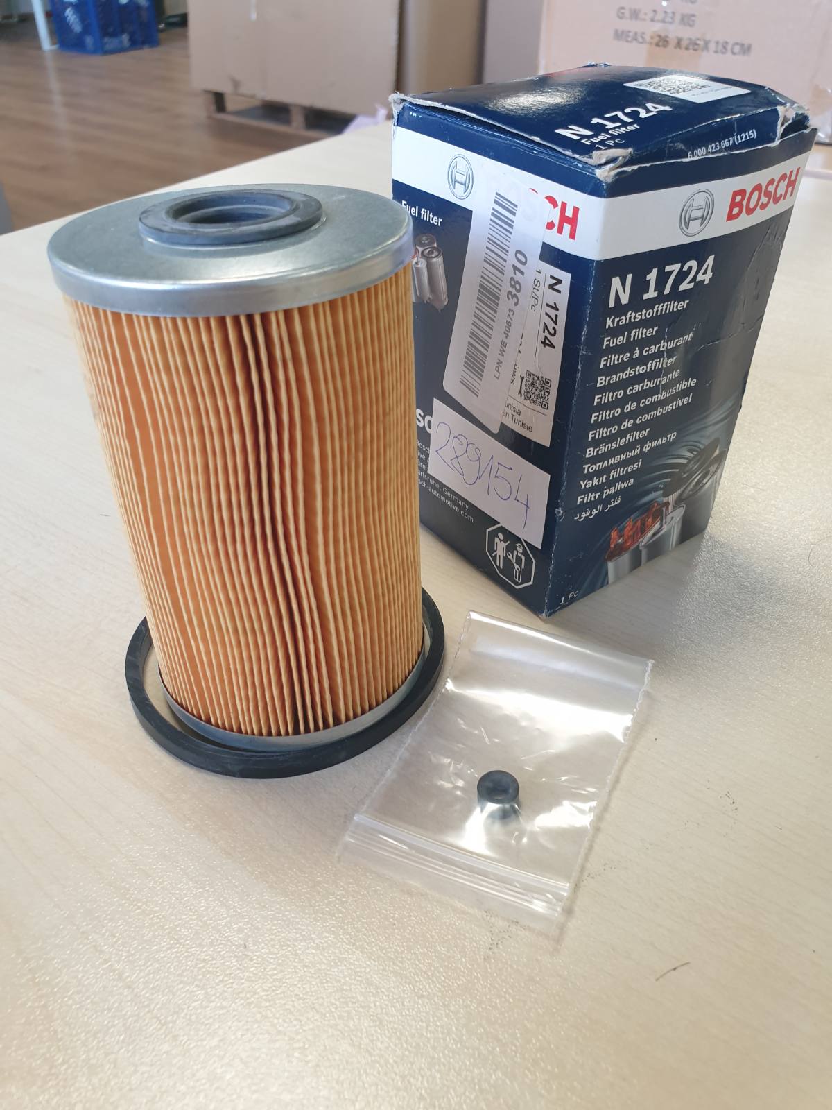289154 - BOSCH N1724 Filtër nafte për automjete