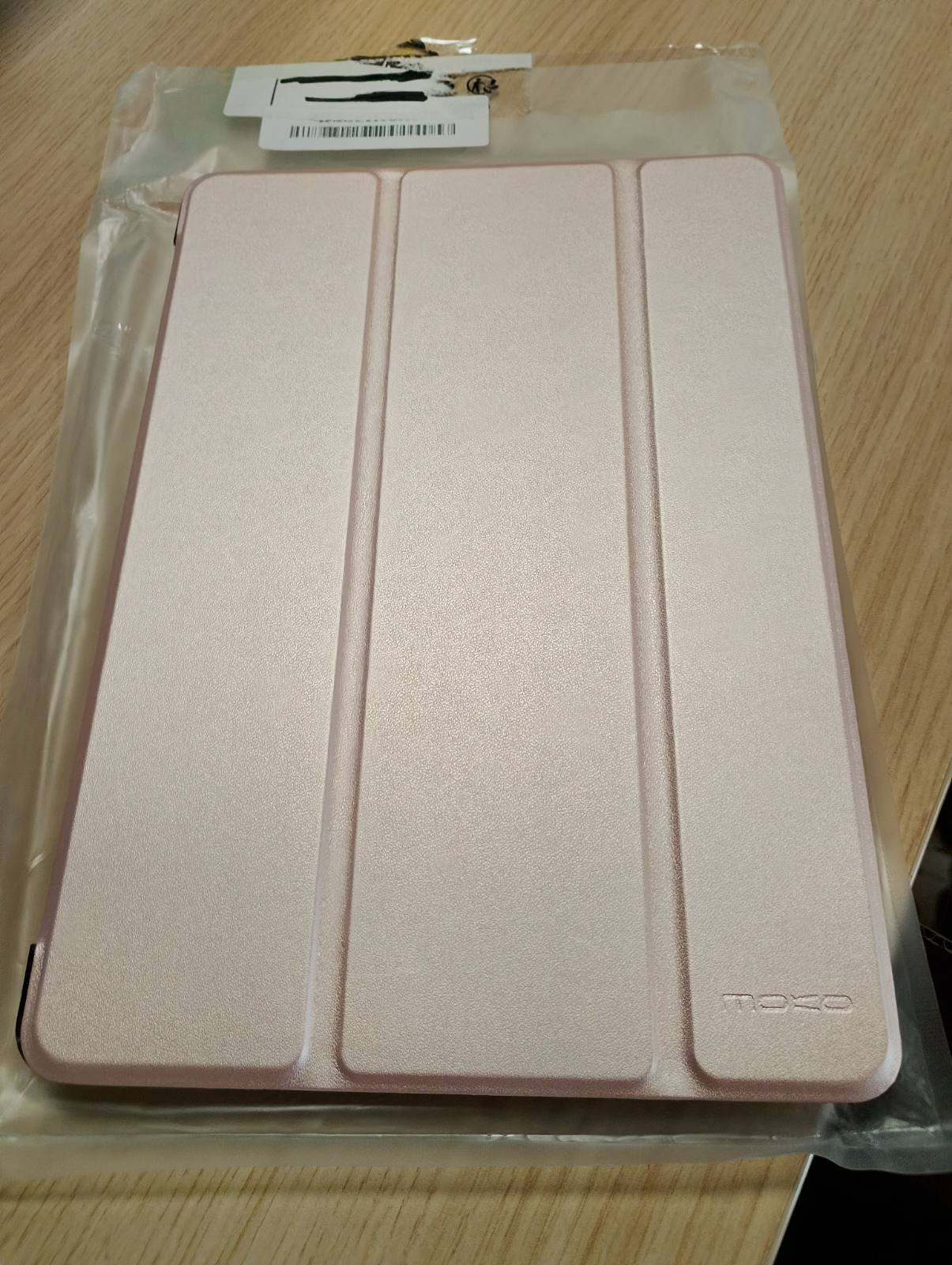 269531 - MoKo Mbulesë për iPad-in e ri të gjeneratës së 9-të 10.2" 2021, iPad-in e gjeneratës së 8-të 2020, iPad-in e gjeneratës së 7-të 2019, mbështetëse e hollë funksionale, mbulesë e pasme e palosshme TPU mbrojtëse transparente - ngjyrë rozë e artë